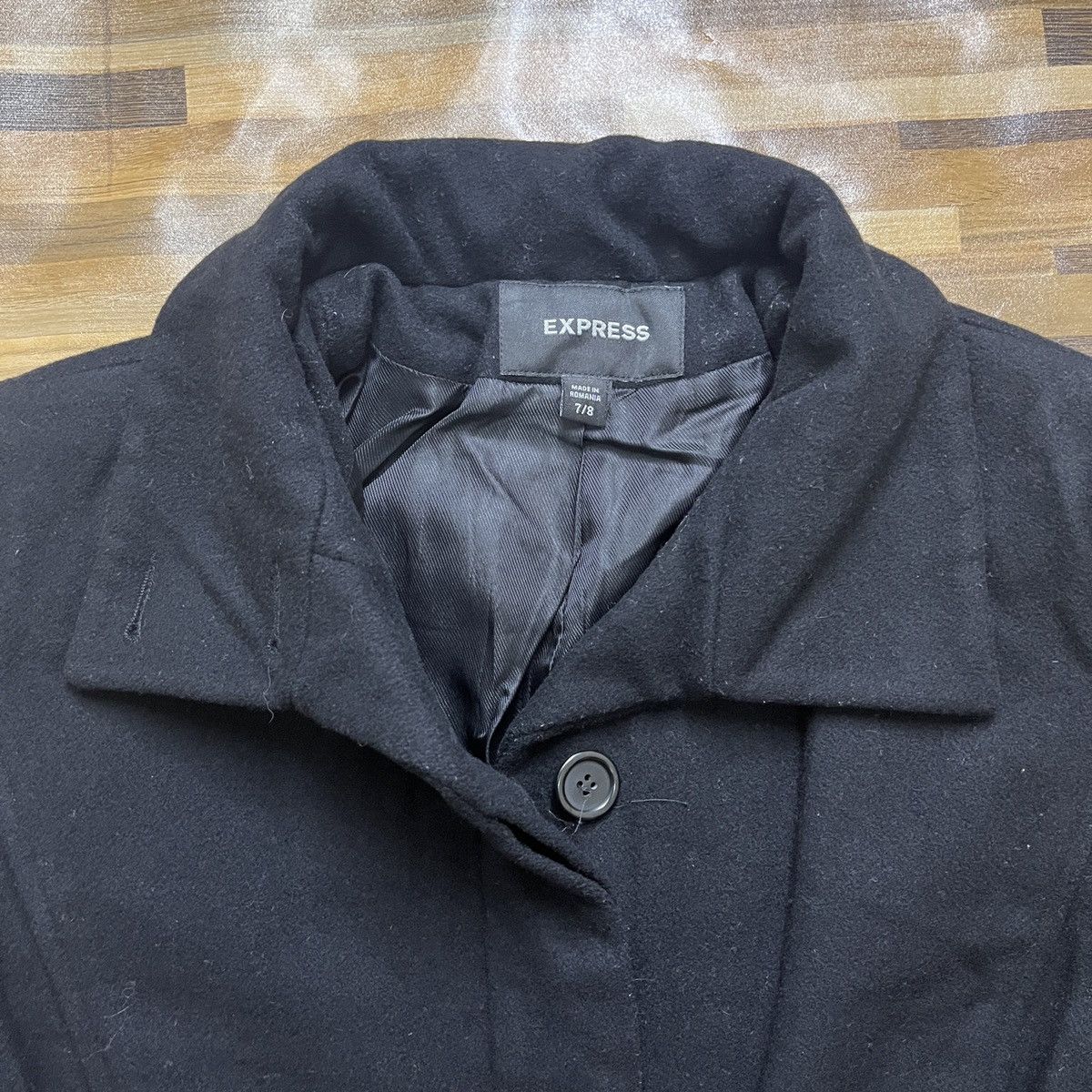 Designer × Express Made In Romania Express Wool Coat Size US S / EU 44-46 / 1 - 5 Thumbnail