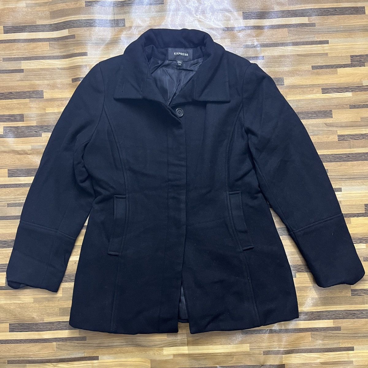 Designer × Express Made In Romania Express Wool Coat Size US S / EU 44-46 / 1 - 16 Thumbnail