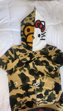 Hello kitty cheap bape hoodie