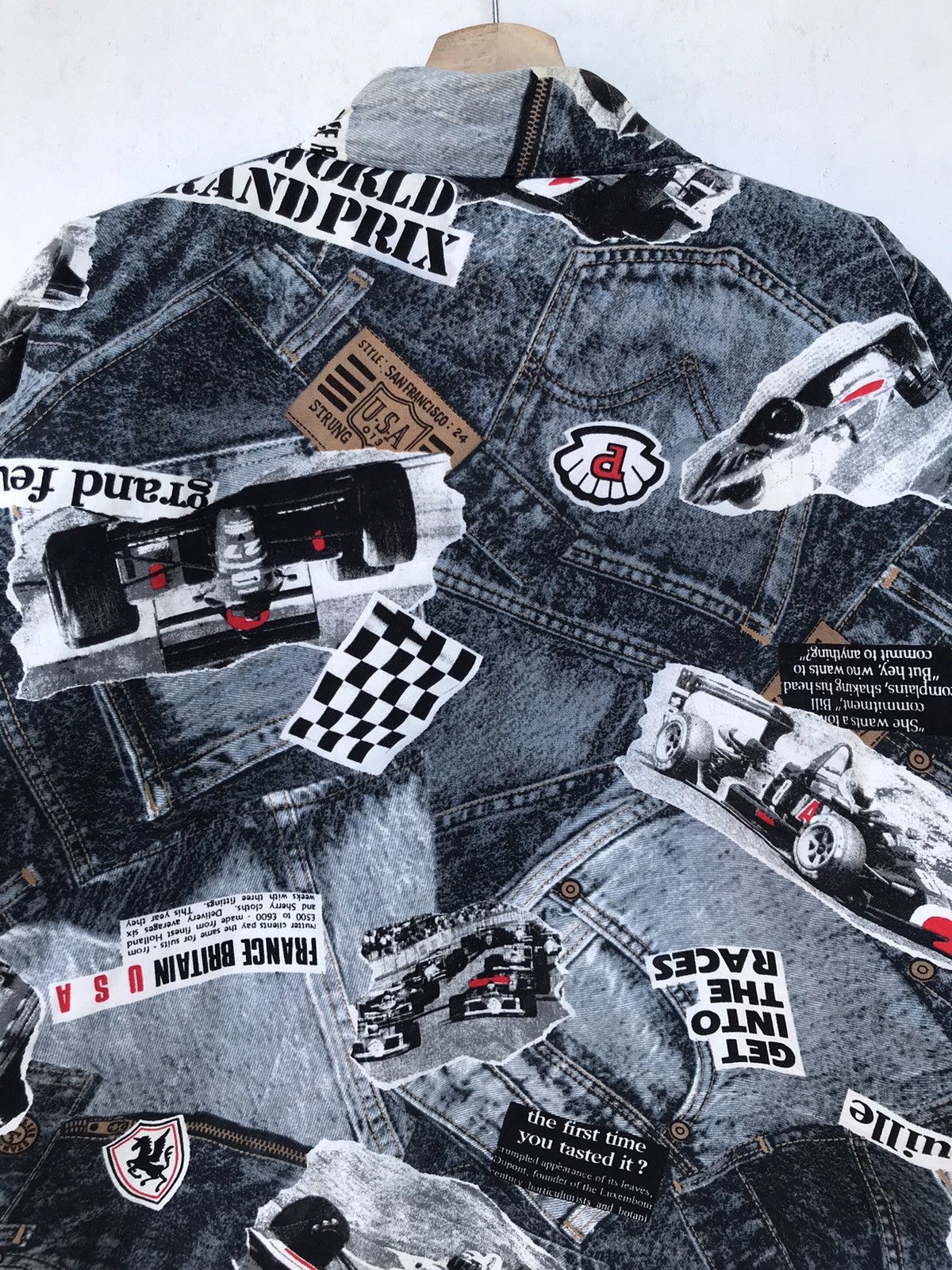 Japanese Brand × Vintage Vintage Golden Days Hanten Racing Jacket F1 Grand Prix Theme Size US L / EU 52-54 / 3 - 12 Thumbnail