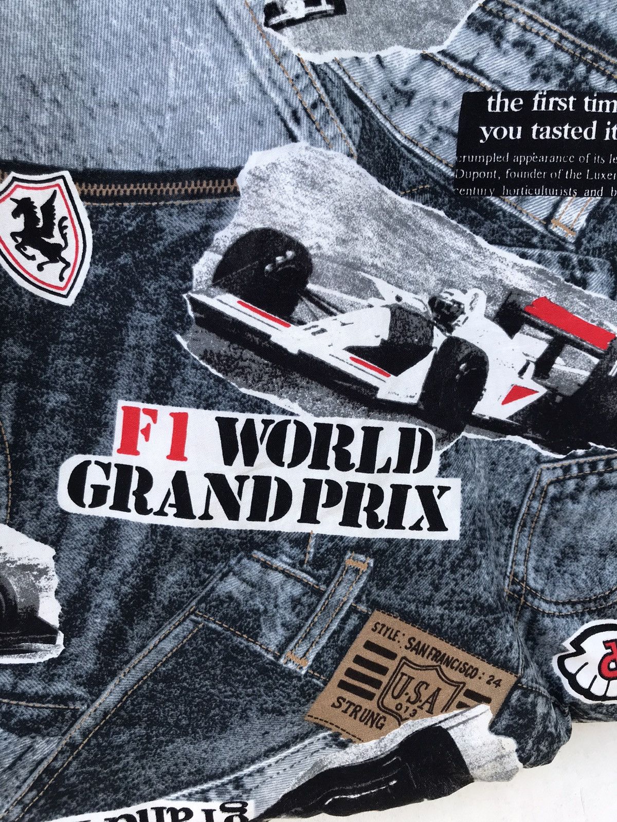 Japanese Brand × Vintage Vintage Golden Days Hanten Racing Jacket F1 Grand Prix Theme Size US L / EU 52-54 / 3 - 11 Thumbnail
