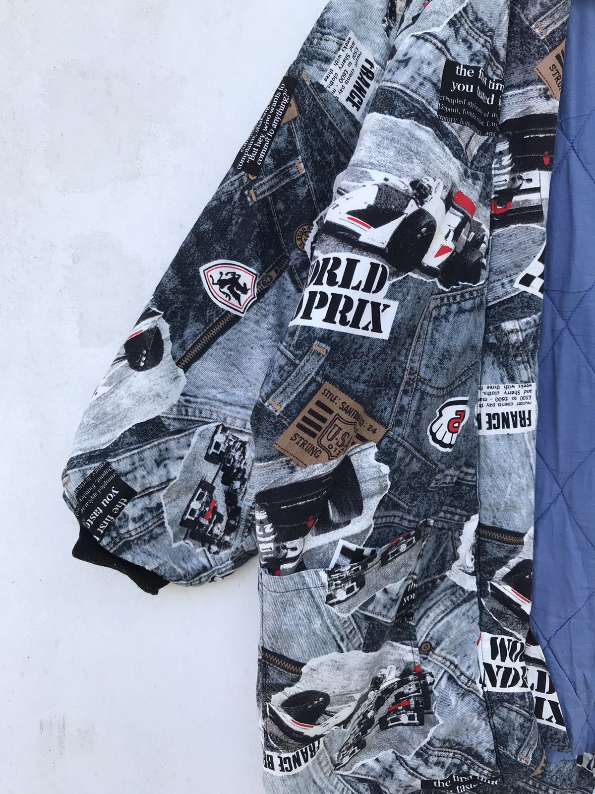 Japanese Brand × Vintage Vintage Golden Days Hanten Racing Jacket F1 Grand Prix Theme Size US L / EU 52-54 / 3 - 6 Thumbnail
