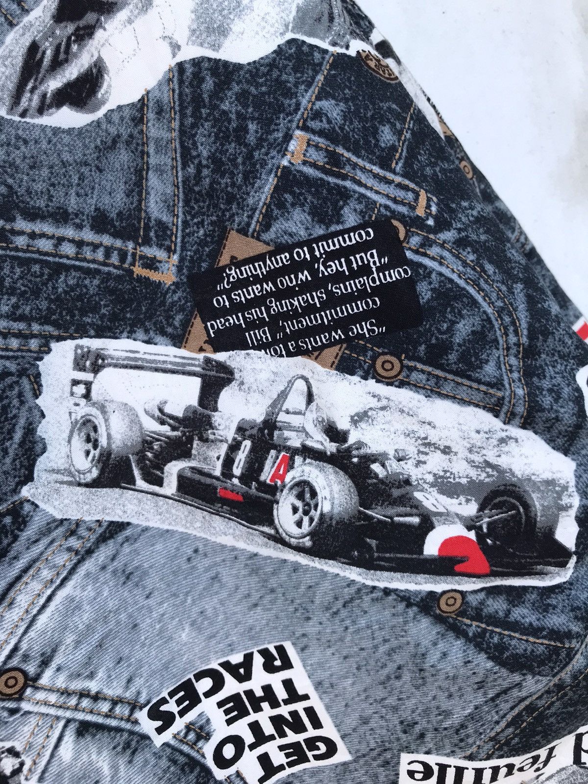 Japanese Brand × Vintage Vintage Golden Days Hanten Racing Jacket F1 Grand Prix Theme Size US L / EU 52-54 / 3 - 10 Thumbnail