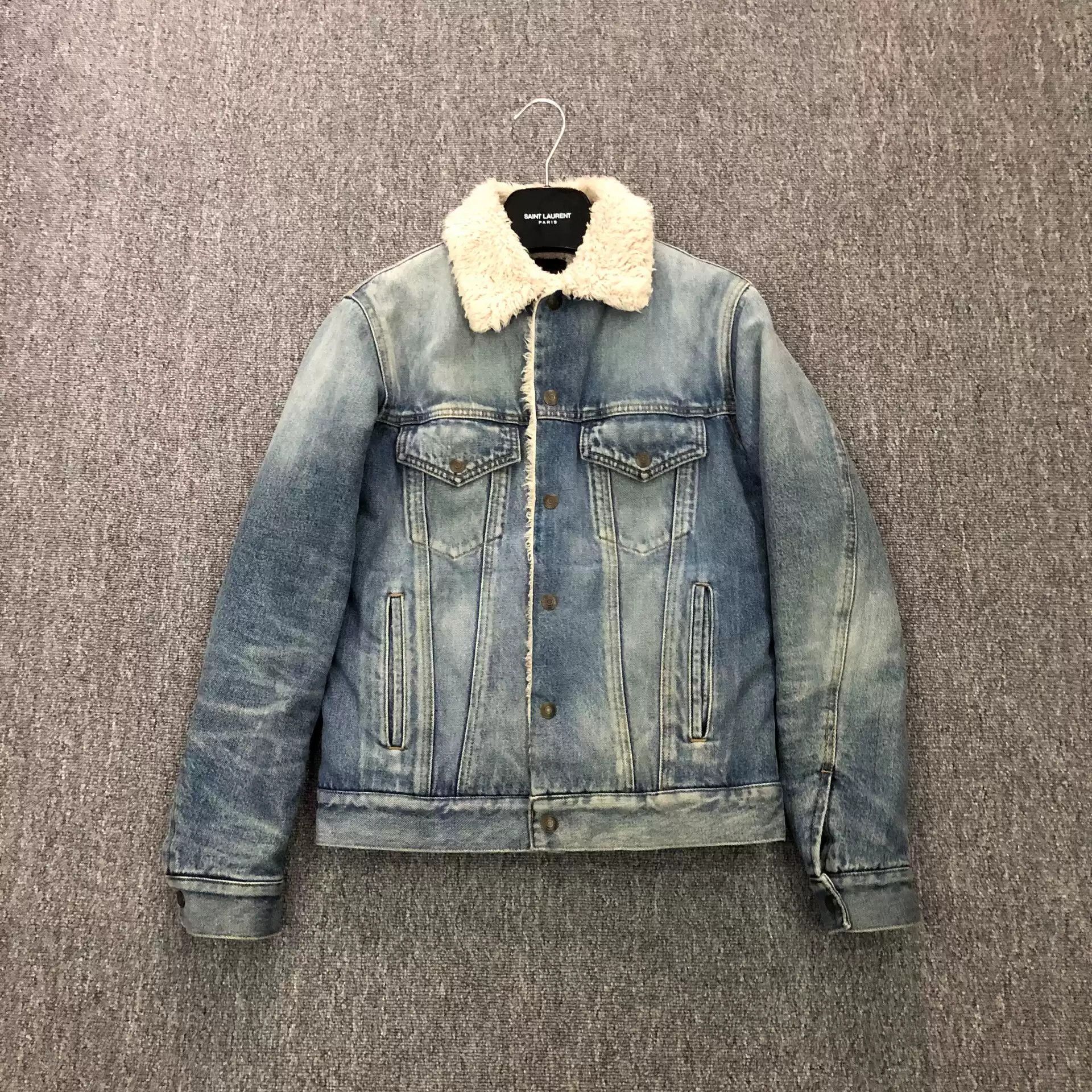 Saint Laurent 16Fw Fur Coat Size Xs