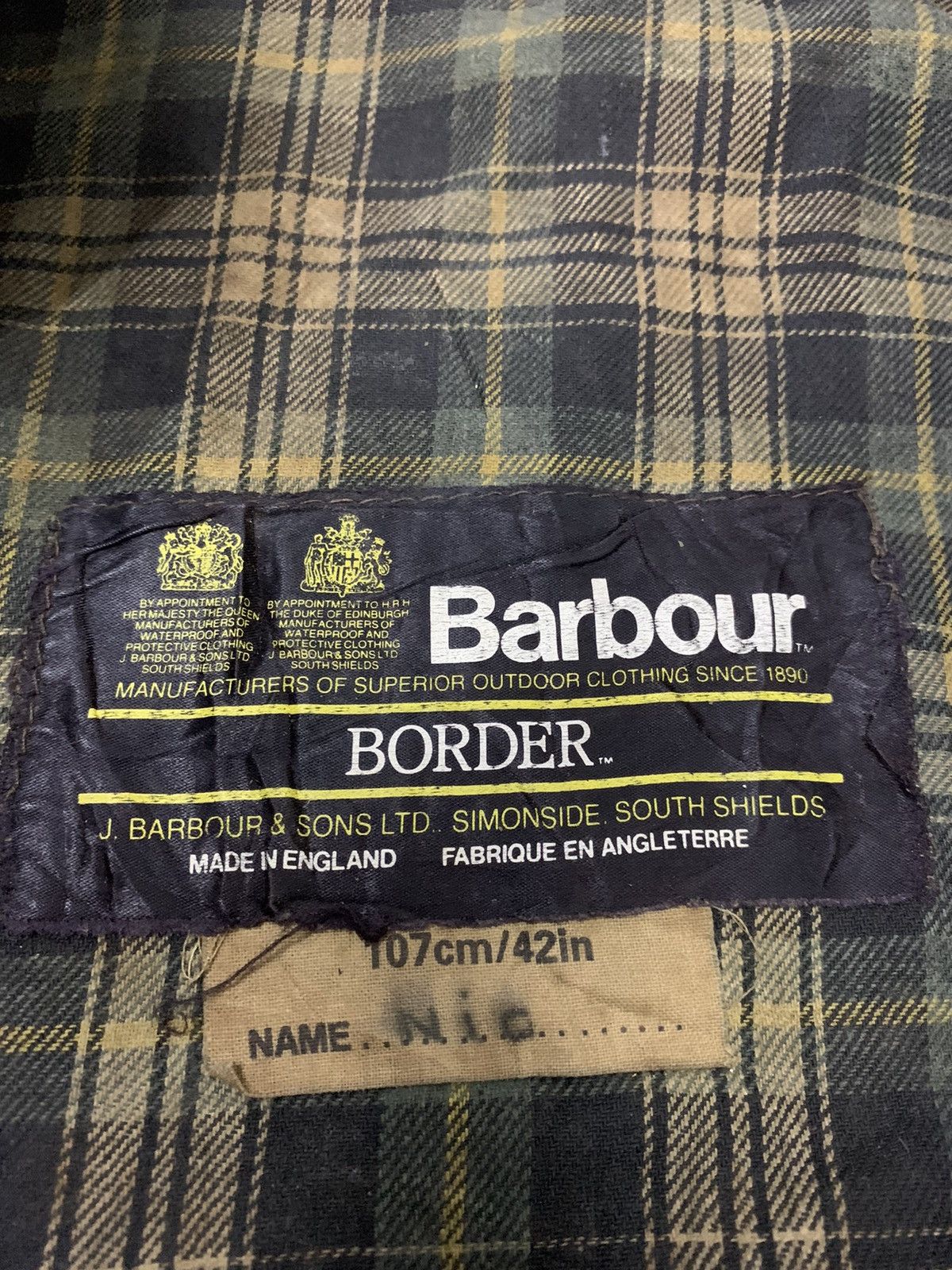 Barbour 🔥BARBOUR WAXED BORDER JACKETS Size US M / EU 48-50 / 2 - 9 Thumbnail