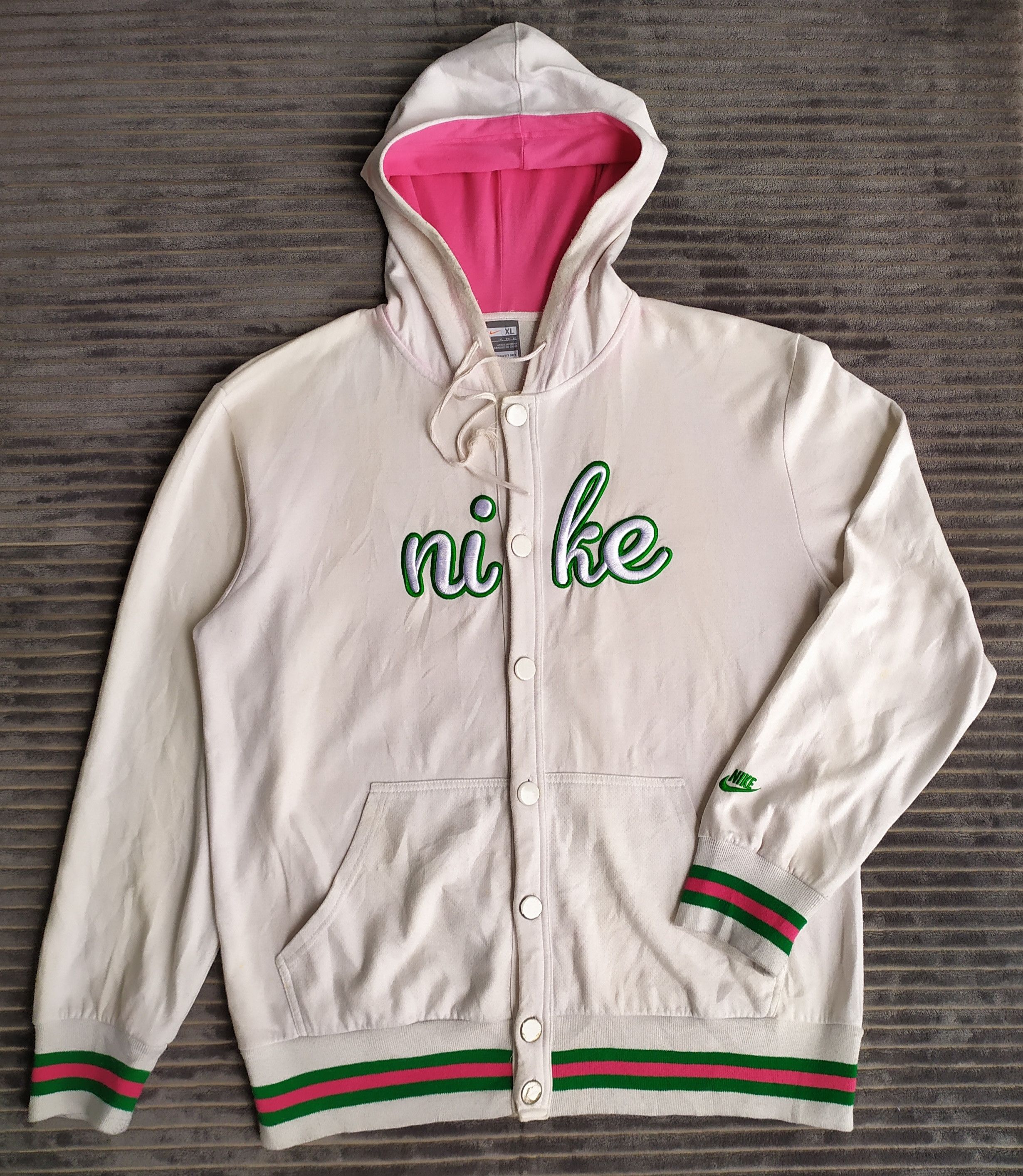 Nike × Vintage Vintage Nike Button Up jacket Size US L / EU 52-54 / 3 - 1 Thumbnail