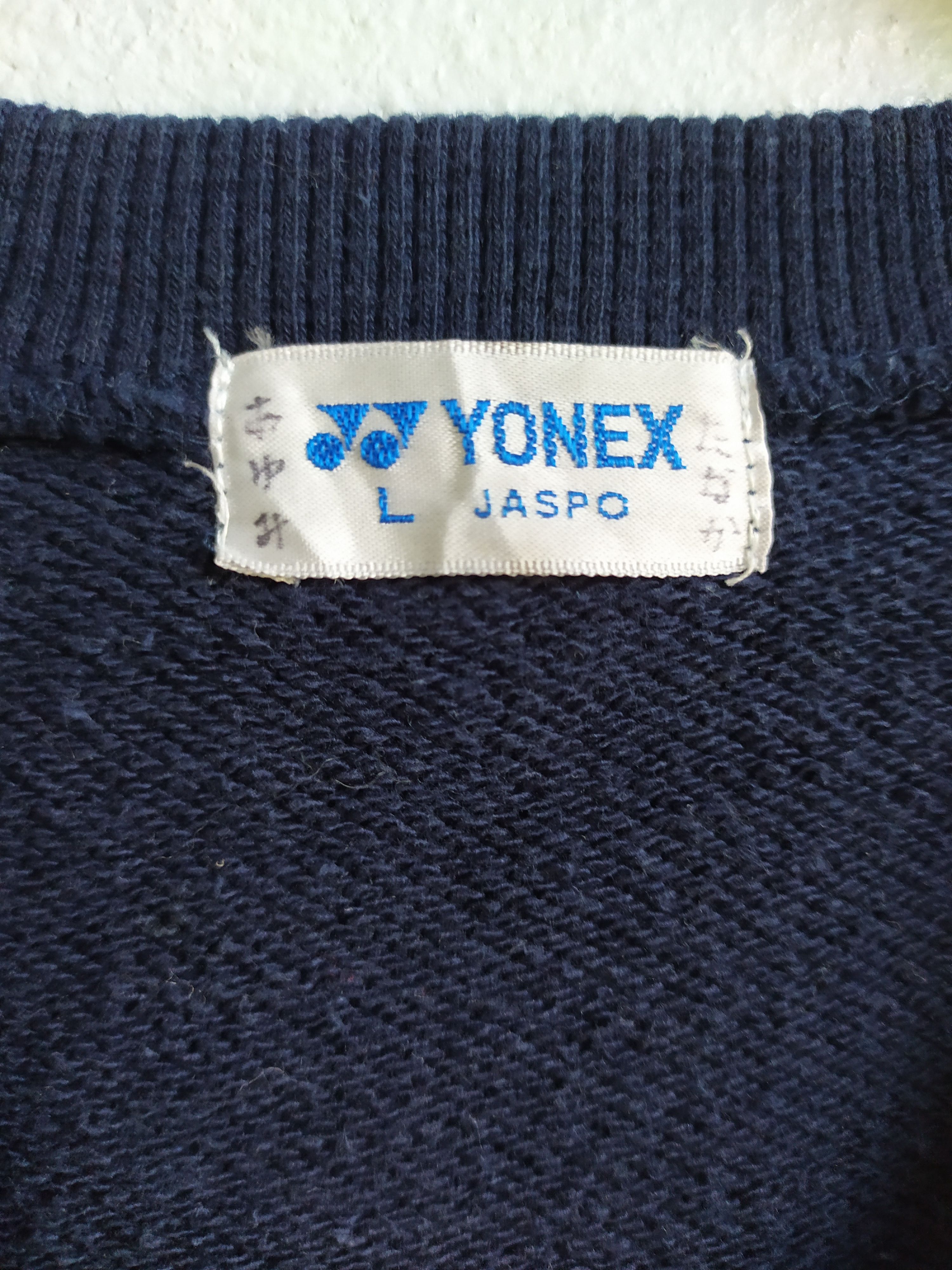 Japanese Brand × Vintage Vintage Yonex Small Logo V Neck Sweatshirt Size US M / EU 48-50 / 2 - 7 Thumbnail