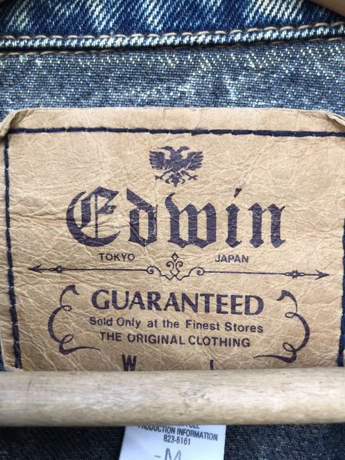 Edwin Vintage Edwin Acid Wash Denim Jacket - Japan Made Size US L / EU 52-54 / 3 - 3 Thumbnail