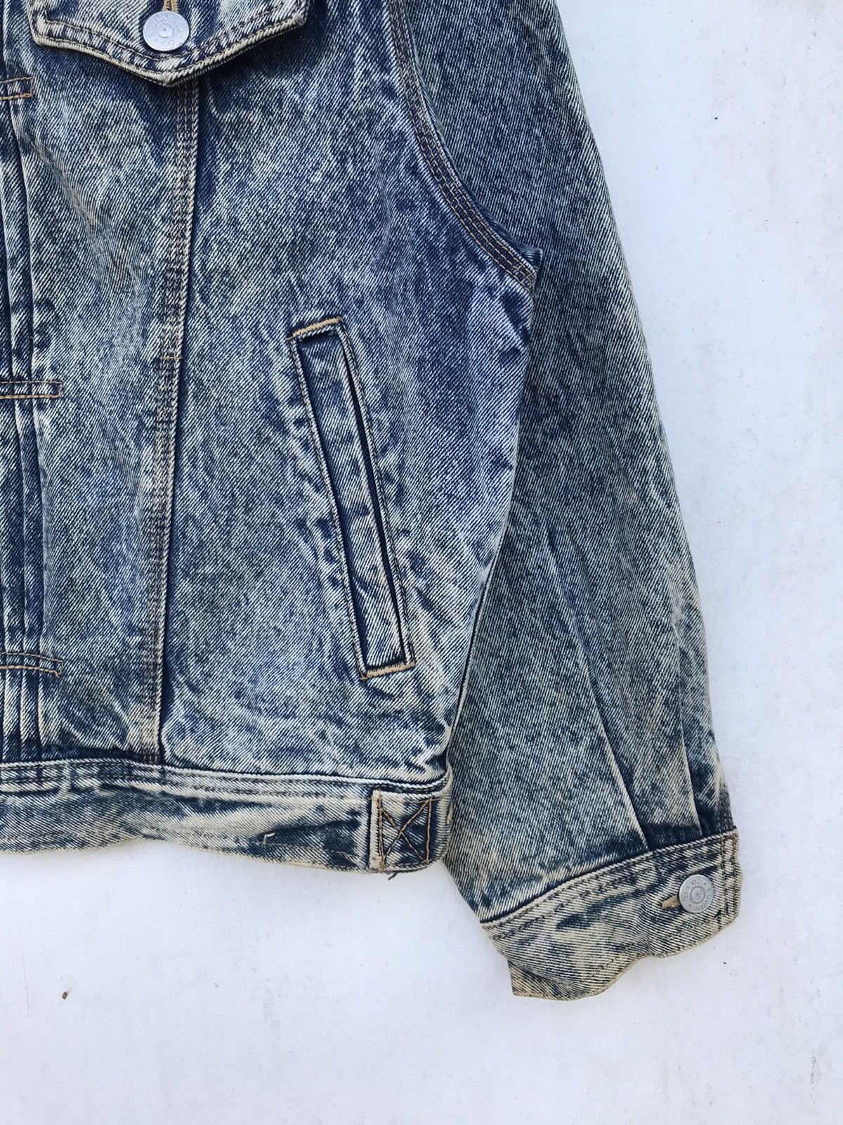Edwin Vintage Edwin Acid Wash Denim Jacket - Japan Made Size US L / EU 52-54 / 3 - 6 Thumbnail