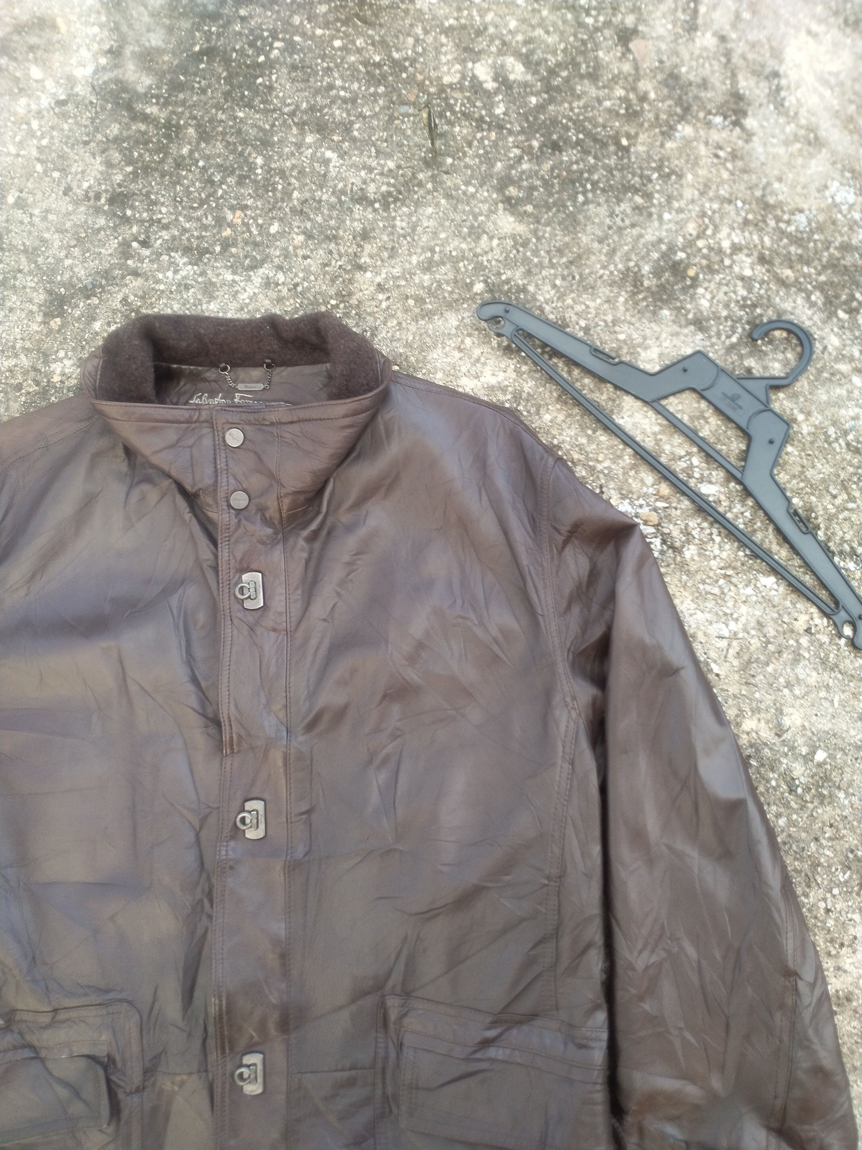 Salvatore Ferragamo SALVATORE FERRAGAMO REAL LEATHER JACKET Size US L / EU 52-54 / 3 - 2 Thumbnail