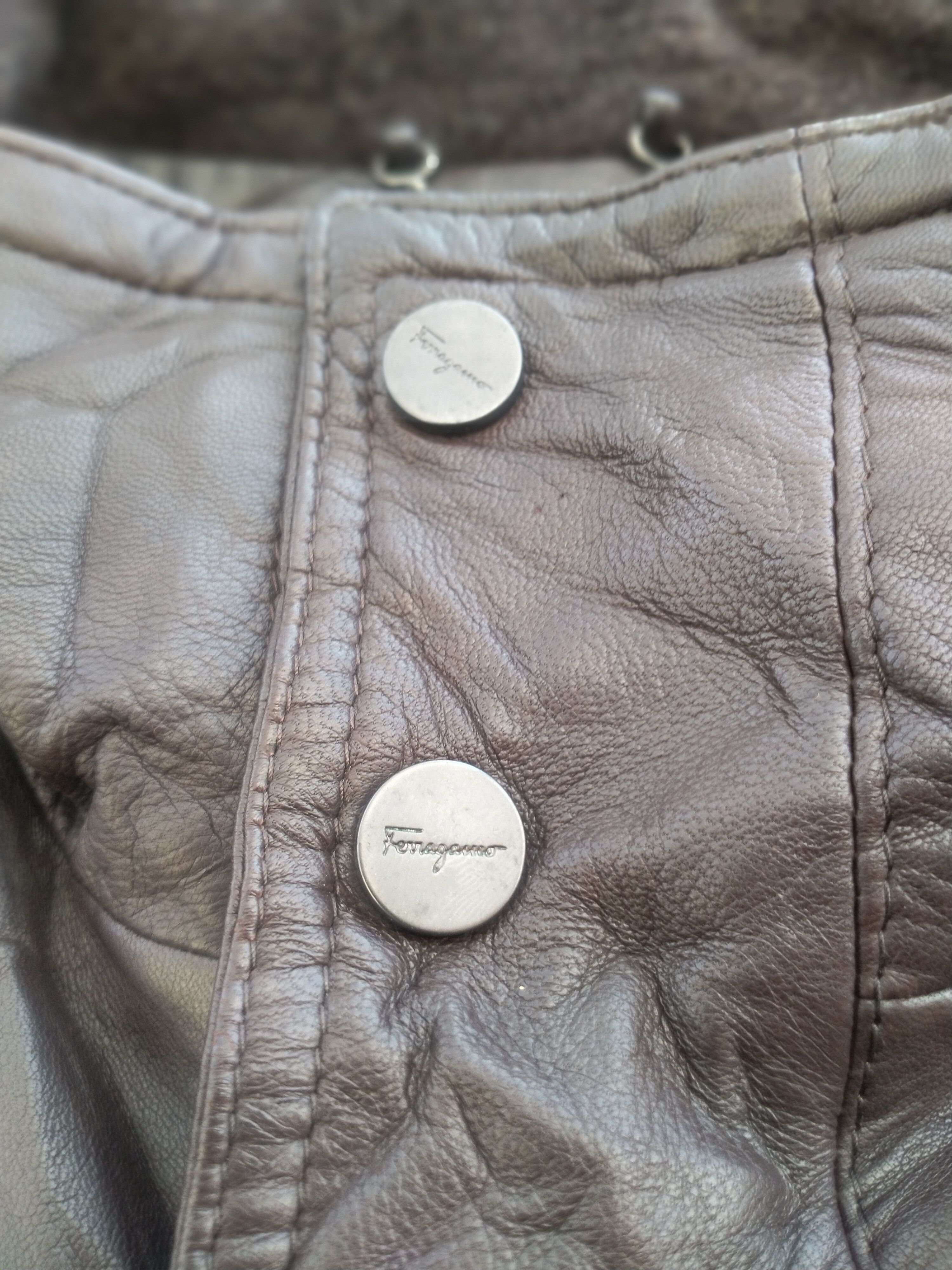 Salvatore Ferragamo SALVATORE FERRAGAMO REAL LEATHER JACKET Size US L / EU 52-54 / 3 - 4 Thumbnail