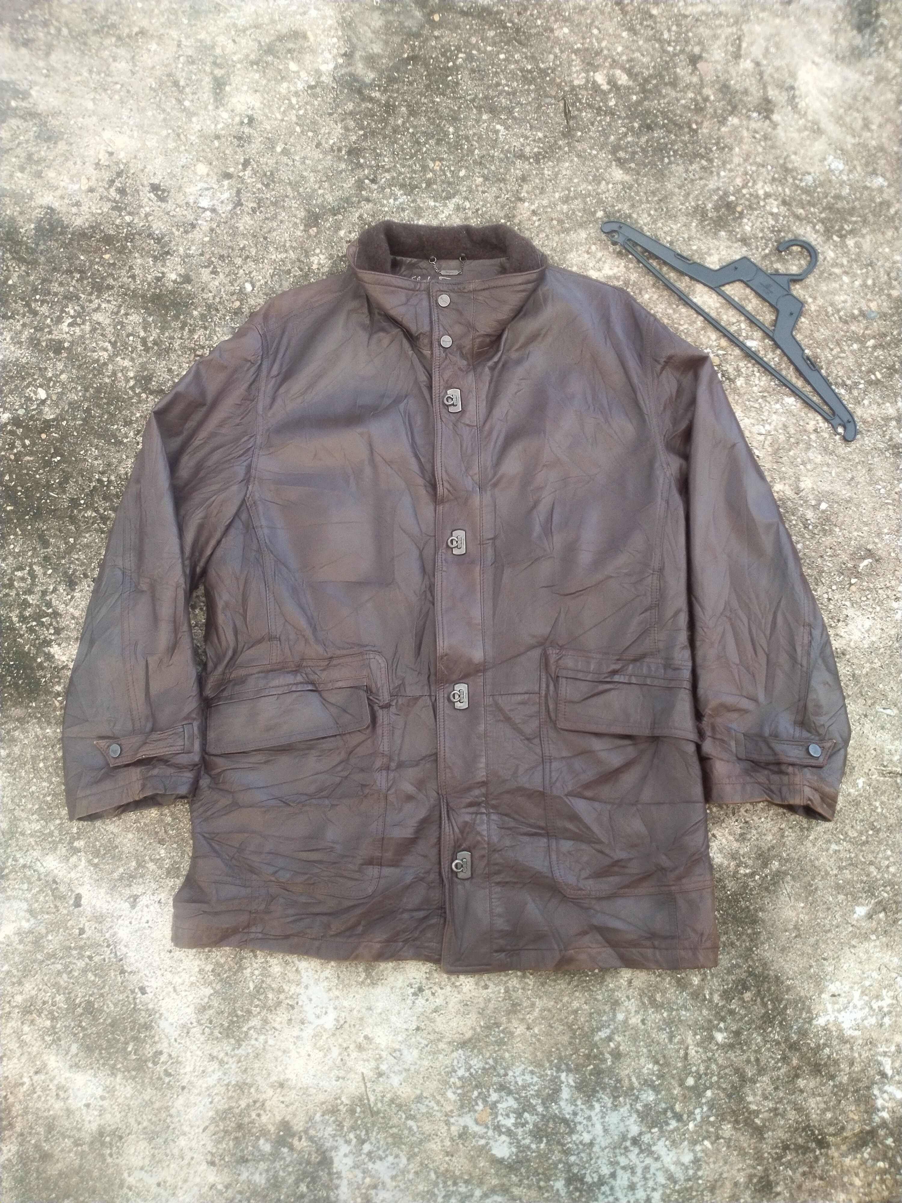 Salvatore Ferragamo SALVATORE FERRAGAMO REAL LEATHER JACKET Size US L / EU 52-54 / 3 - 1 Thumbnail