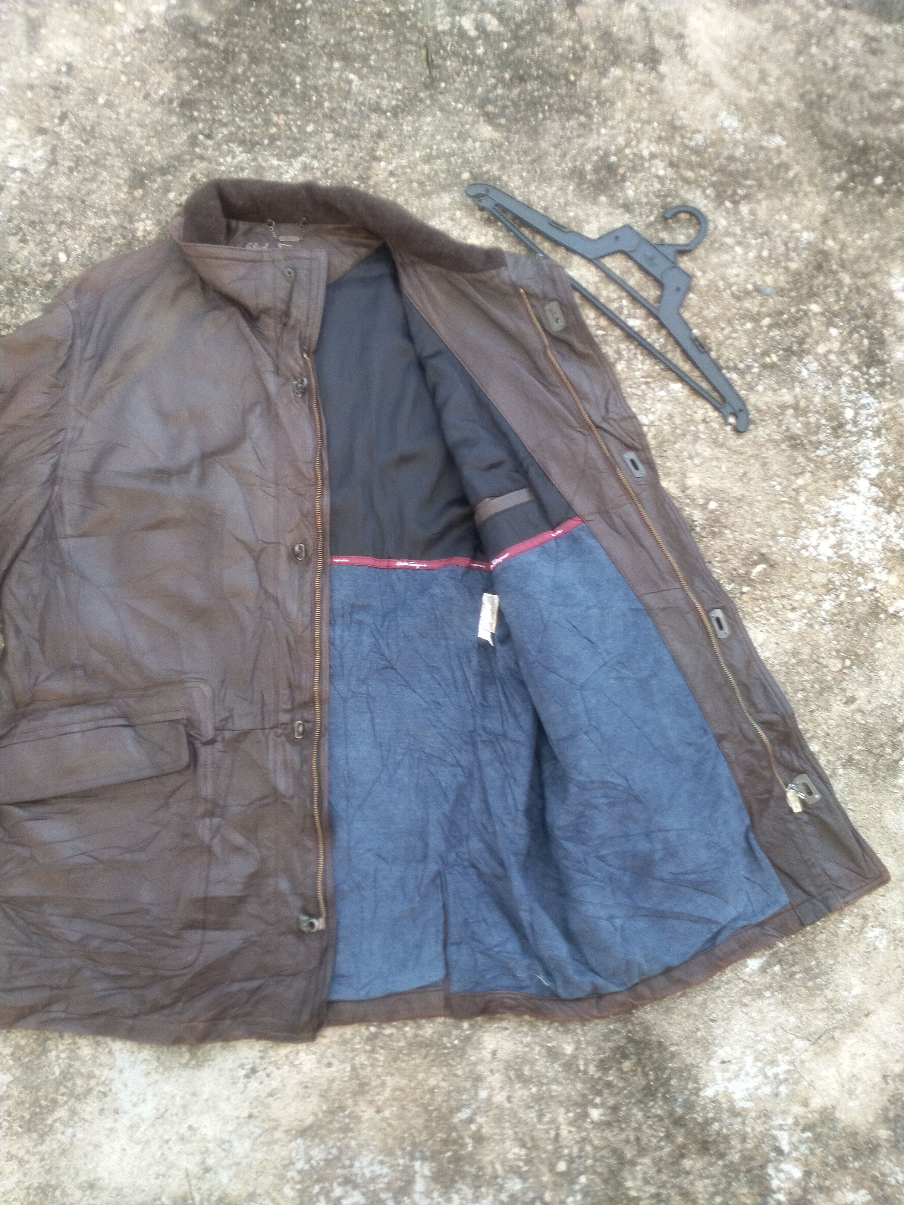Salvatore Ferragamo SALVATORE FERRAGAMO REAL LEATHER JACKET Size US L / EU 52-54 / 3 - 3 Thumbnail