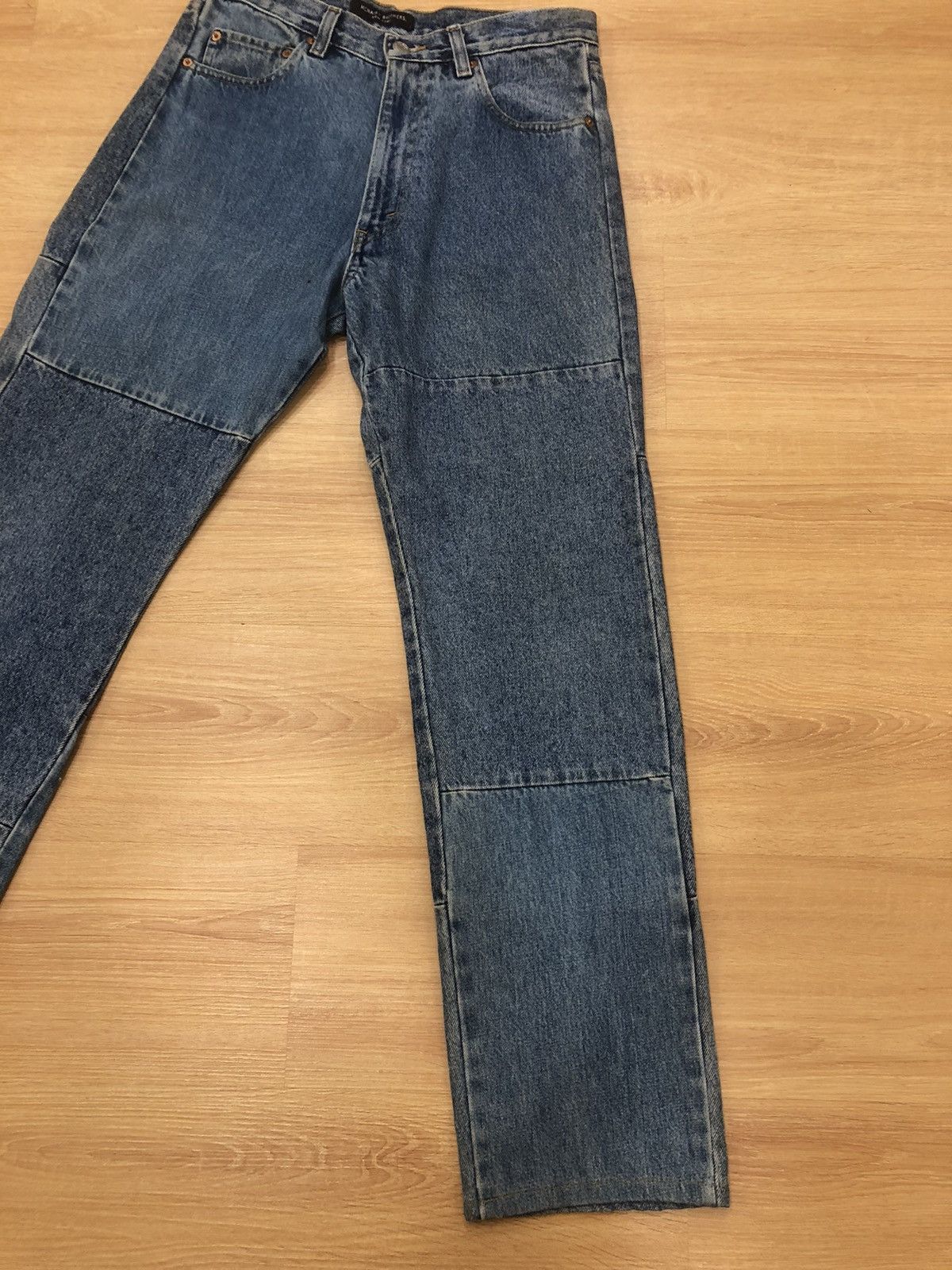 Japanese Brand Mcnairy Brothers Distressed Jeans Patchwork Denim Size US 30 / EU 46 - 4 Thumbnail