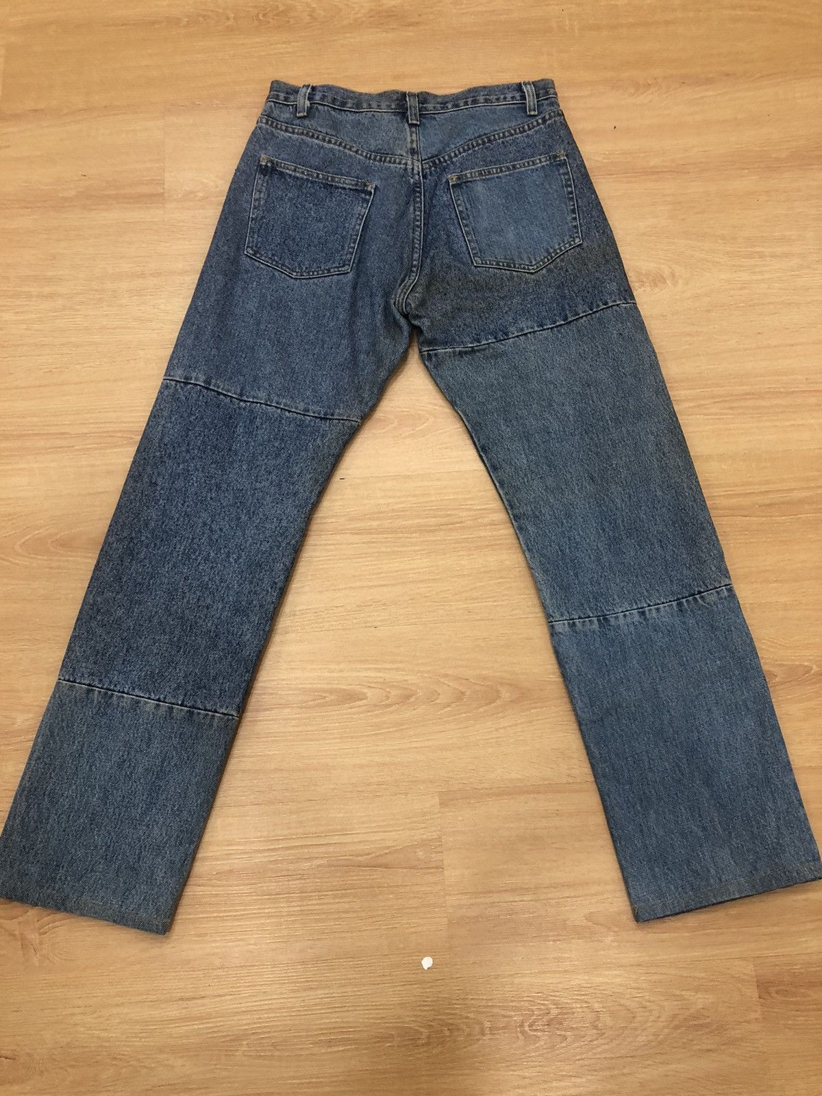 Japanese Brand Mcnairy Brothers Distressed Jeans Patchwork Denim Size US 30 / EU 46 - 2 Thumbnail