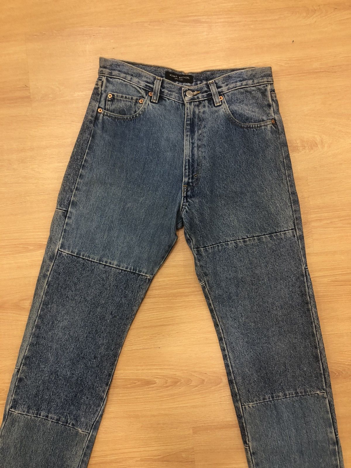 Japanese Brand Mcnairy Brothers Distressed Jeans Patchwork Denim Size US 30 / EU 46 - 5 Thumbnail