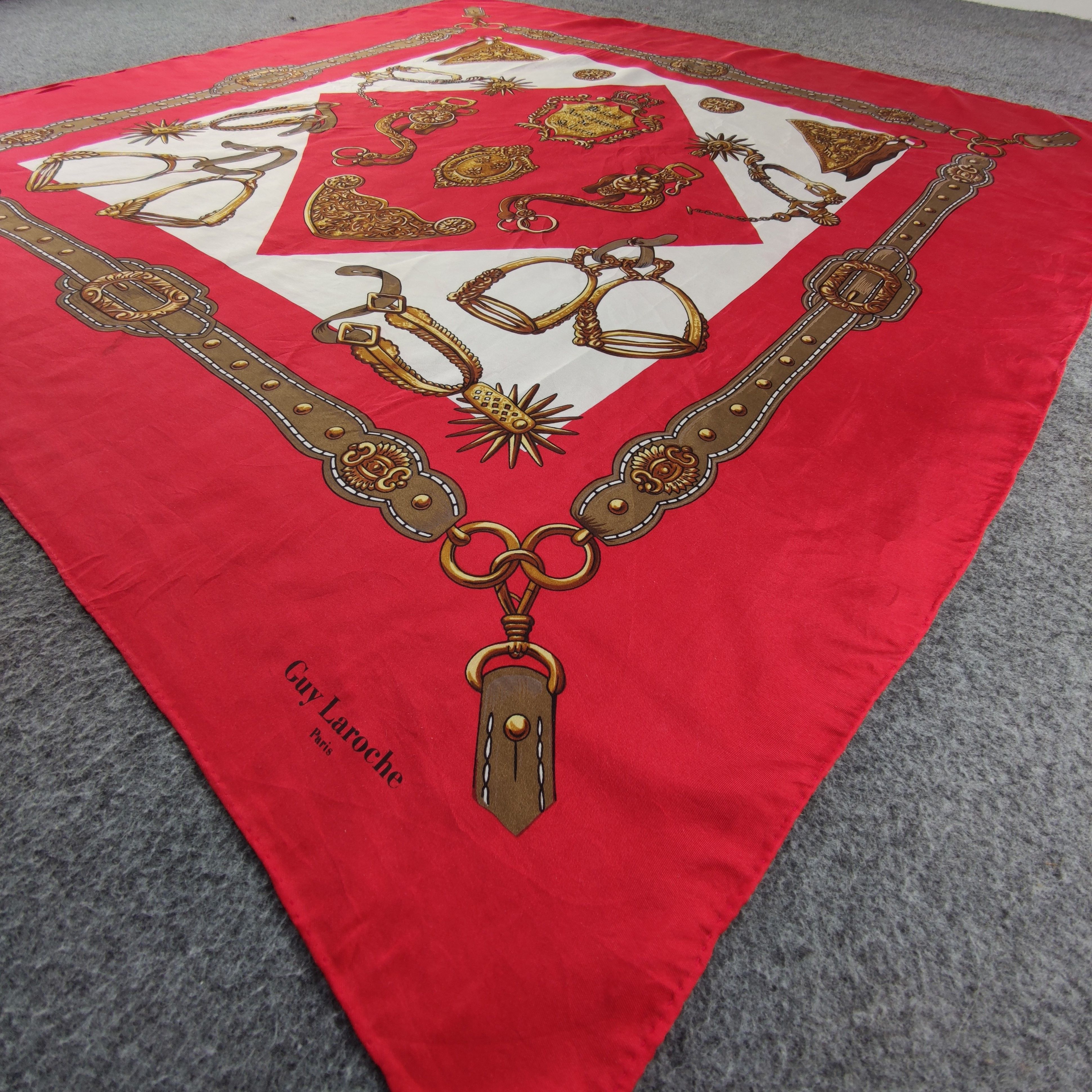 Guy Laroche Guy Laroche Silk Scarf Size ONE SIZE - 3 Thumbnail