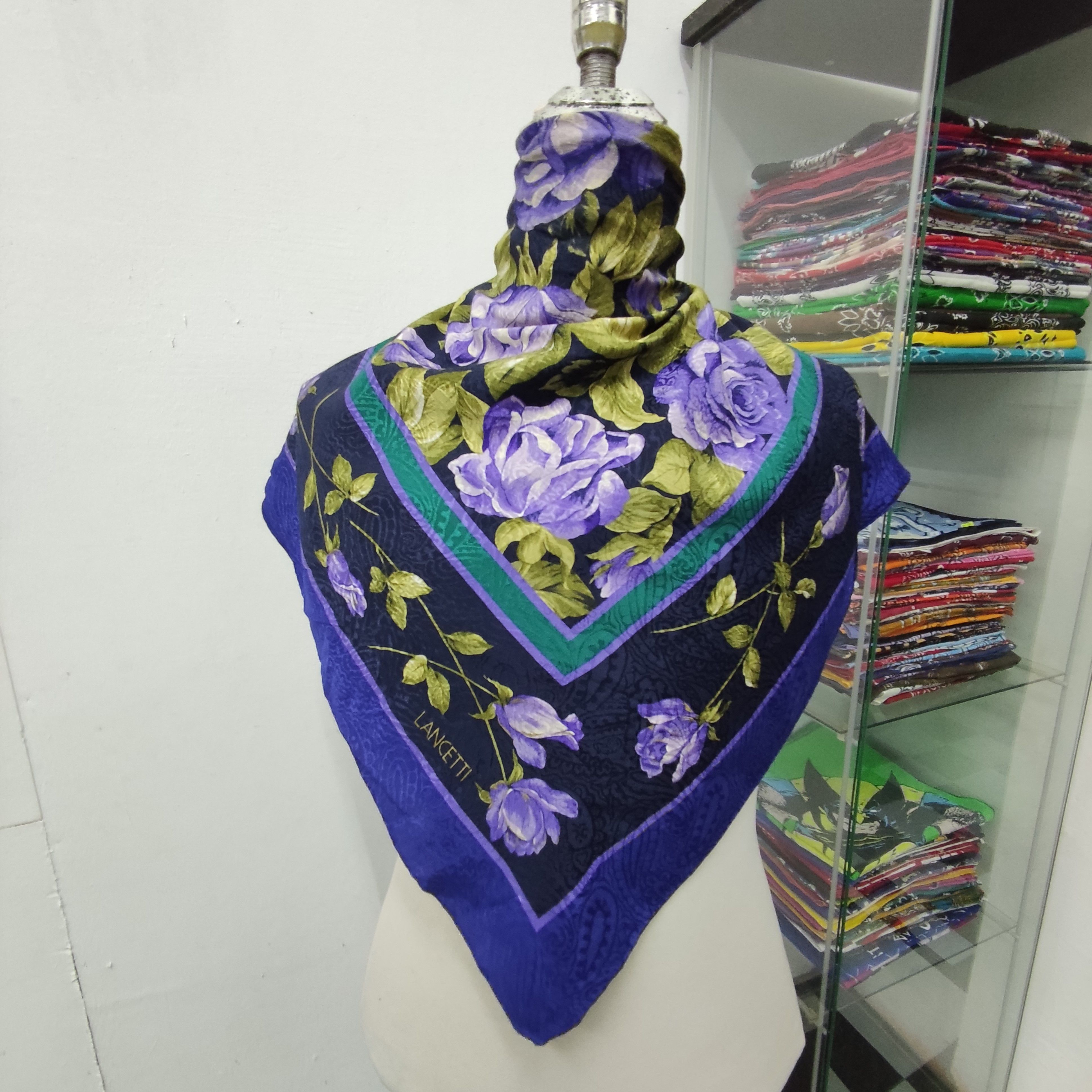 Lui di Lancetti Lancetti Silk Scarf Size ONE SIZE - 1 Thumbnail