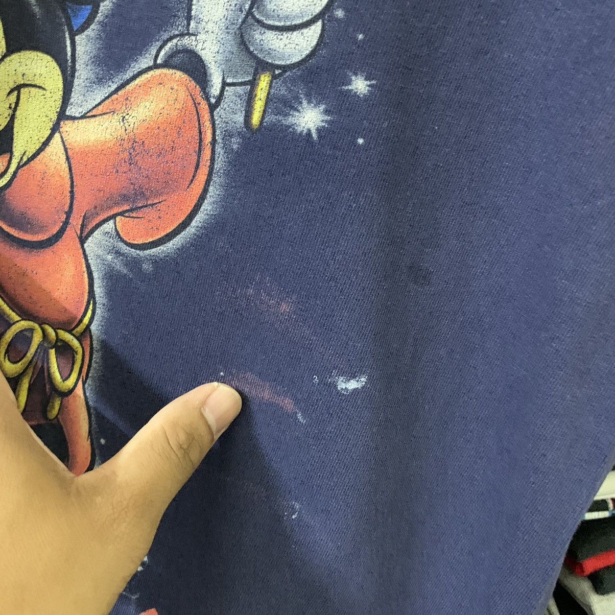 Disney × Mickey Mouse × Vintage VINTAGE MICKEY DISNEYLAND DISTRESS TEE Size US S / EU 44-46 / 1 - 5 Thumbnail
