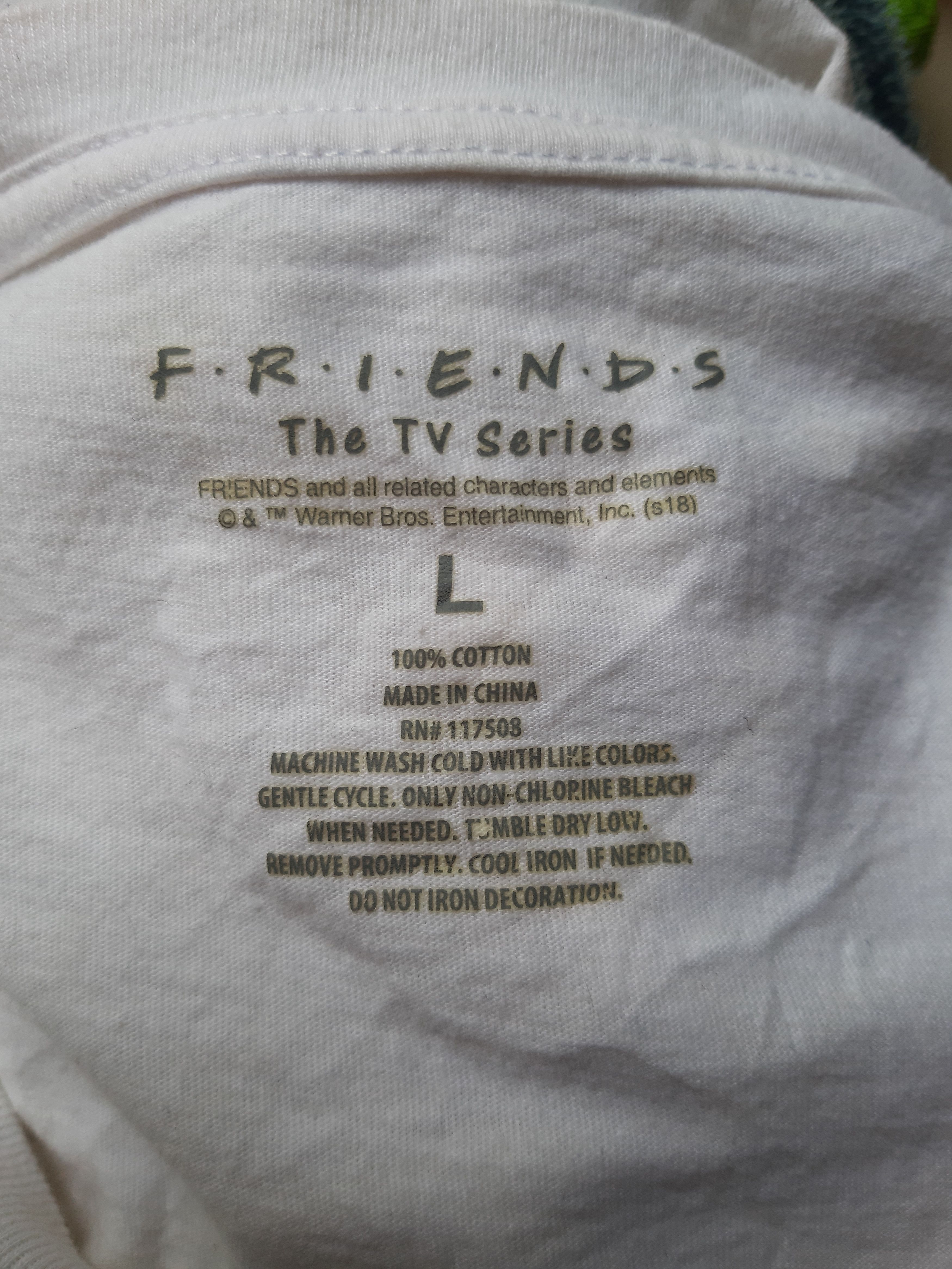 Vintage Vintage TV Series Comedy Friends Crop Top Shirt Size M / US 6-8 / IT 42-44 - 4 Thumbnail