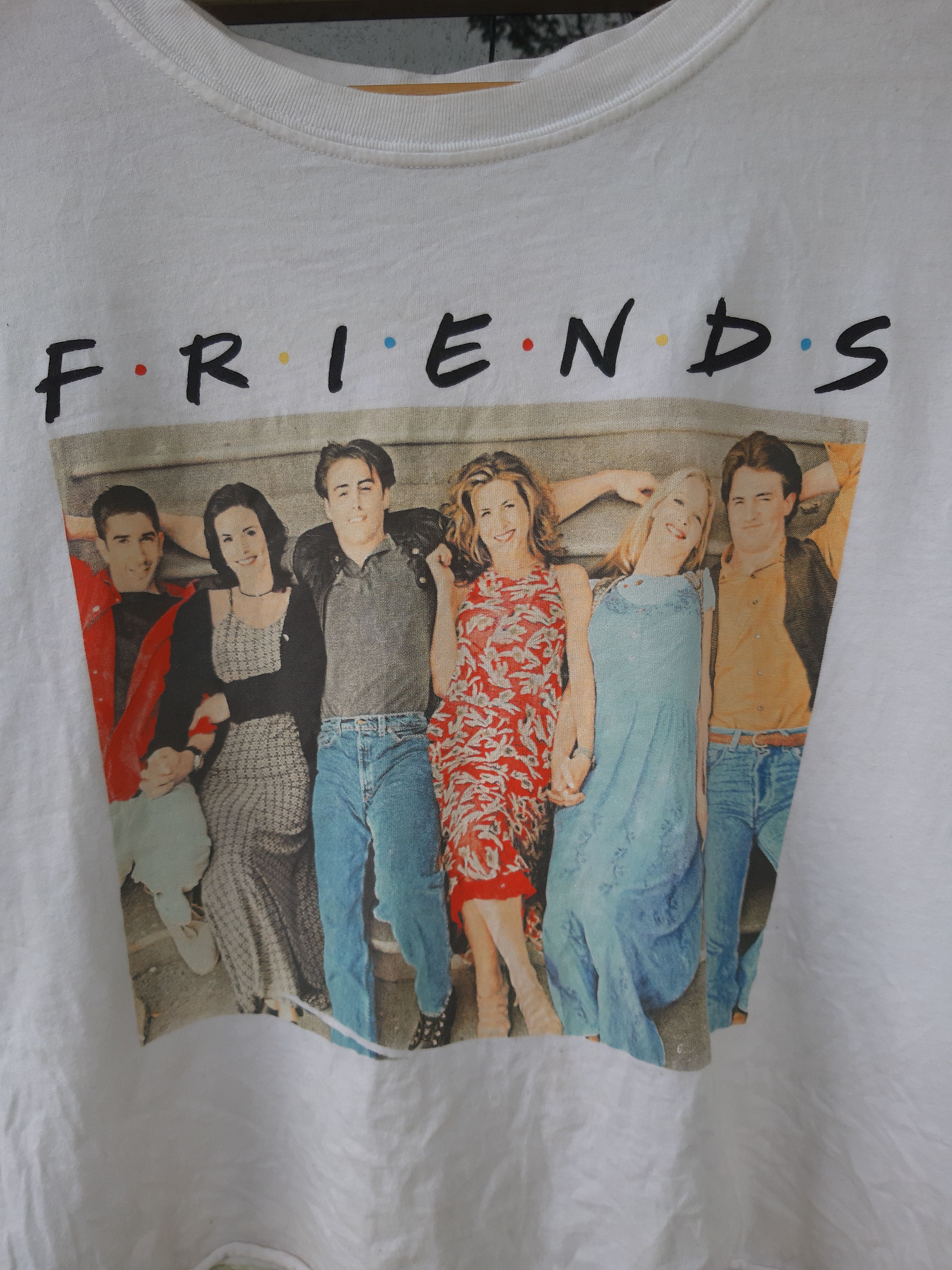 Vintage Vintage TV Series Comedy Friends Crop Top Shirt Size M / US 6-8 / IT 42-44 - 3 Thumbnail