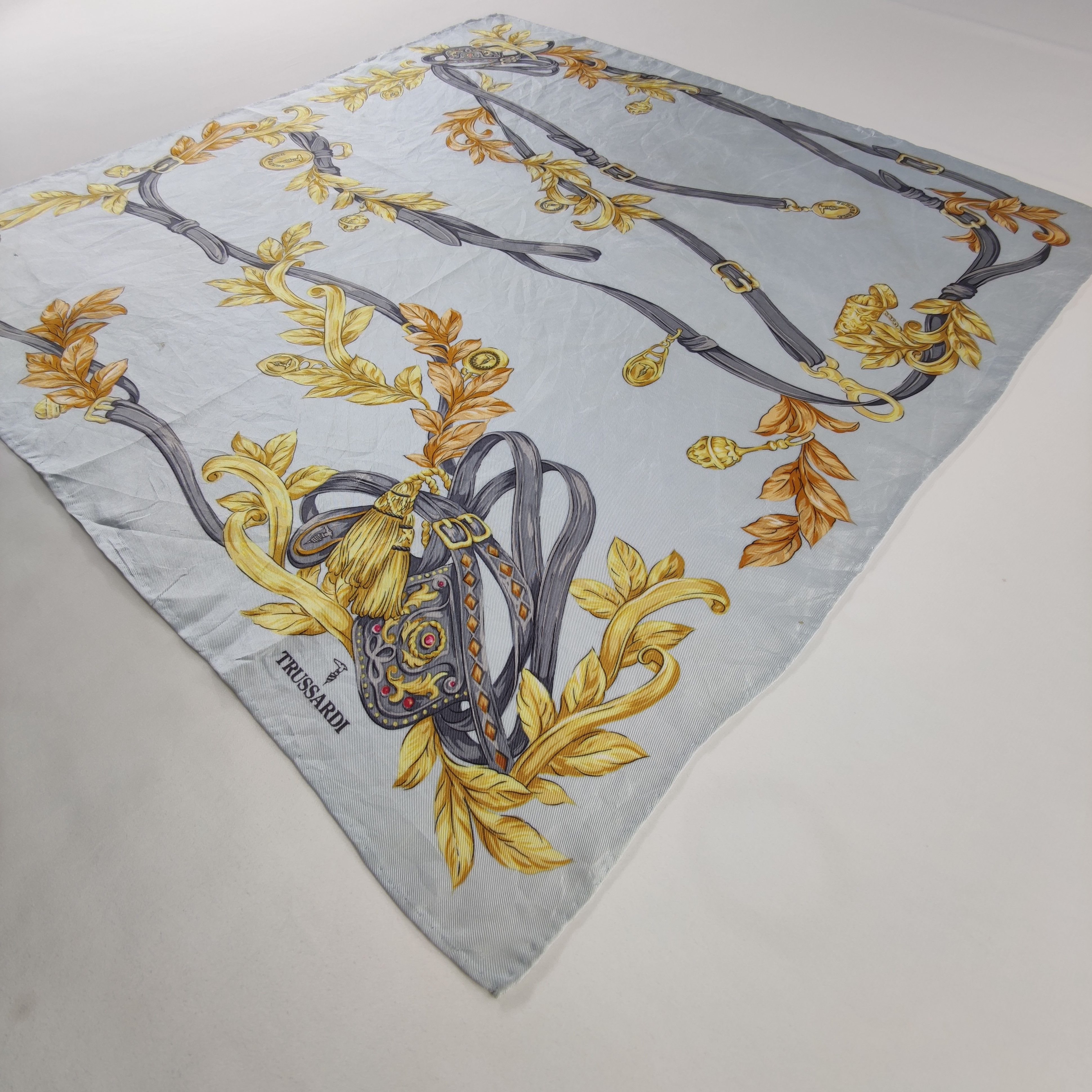 Trussardi Trussardi Silk Scarf Size ONE SIZE - 4 Thumbnail