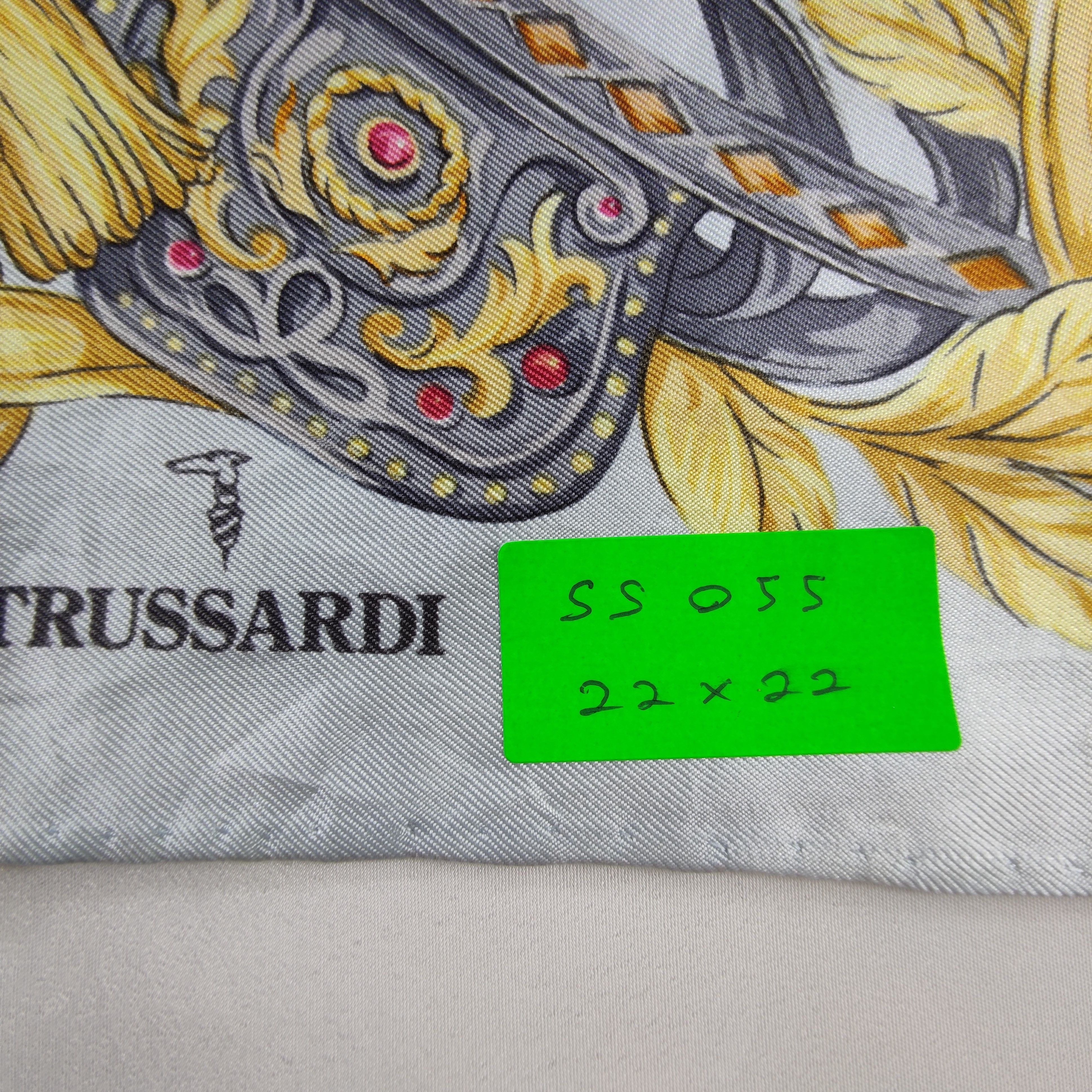 Trussardi Trussardi Silk Scarf Size ONE SIZE - 5 Thumbnail