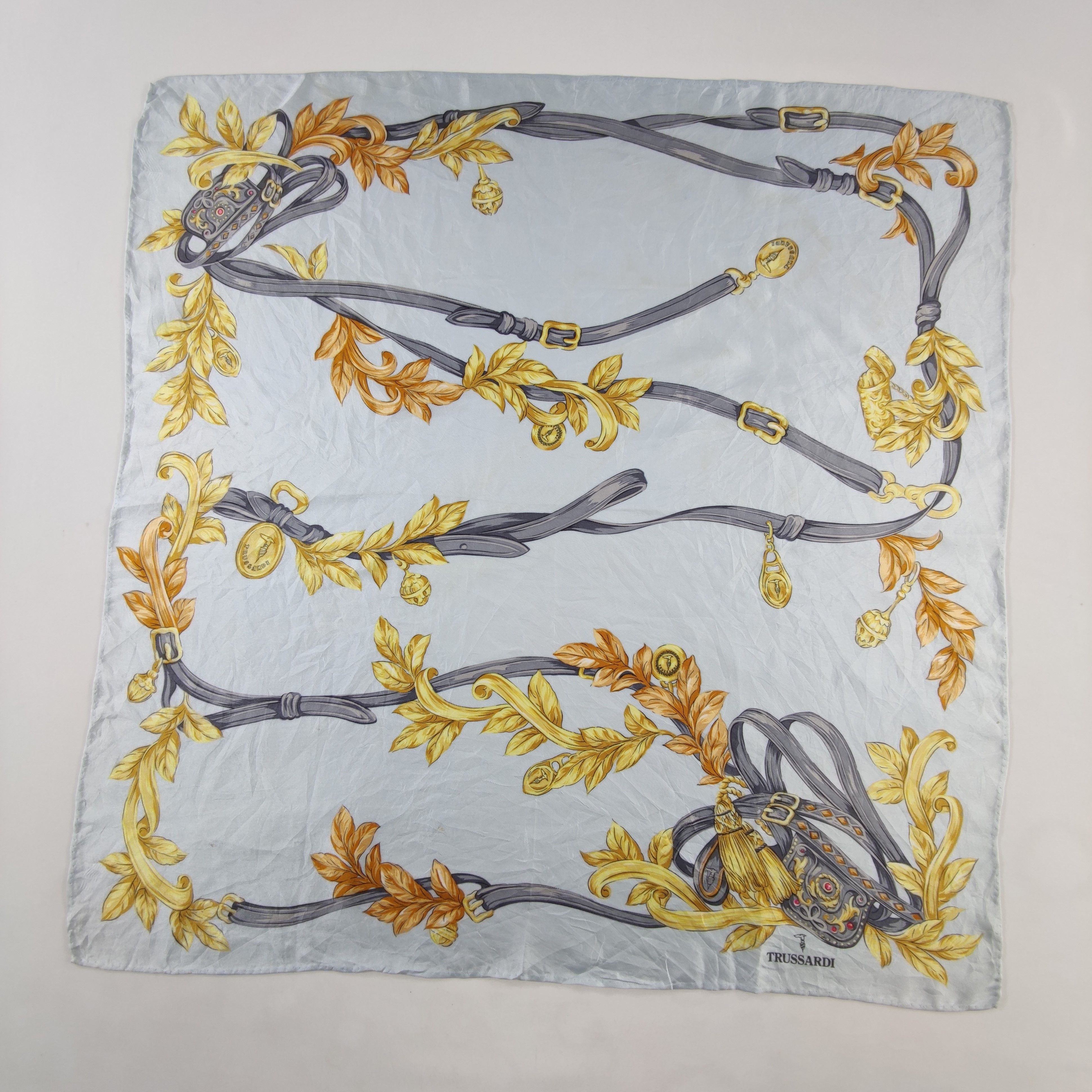 Trussardi Trussardi Silk Scarf Size ONE SIZE - 2 Thumbnail
