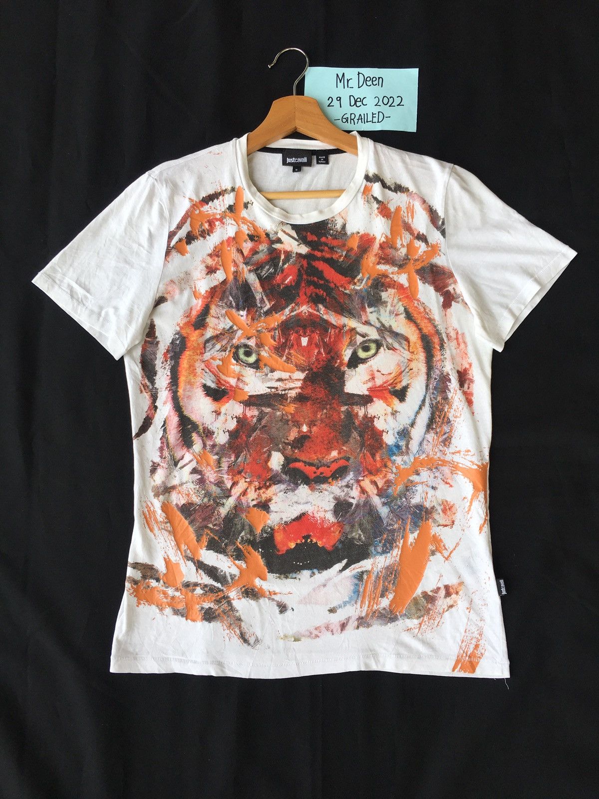 Rare Design Just Cavalli Tiger Print Tshirt