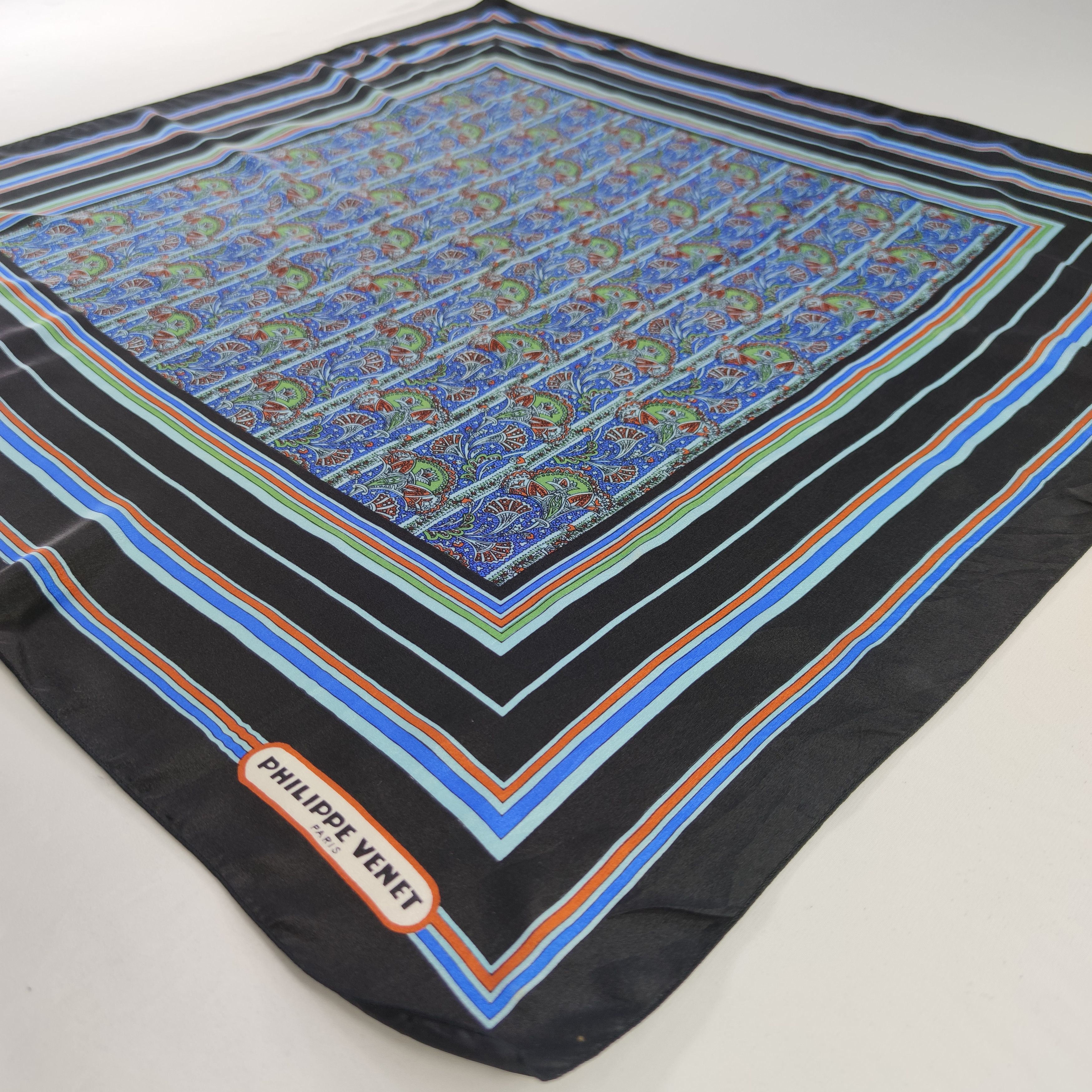 Other Philippe Venet Silk Scarf Size ONE SIZE - 3 Thumbnail