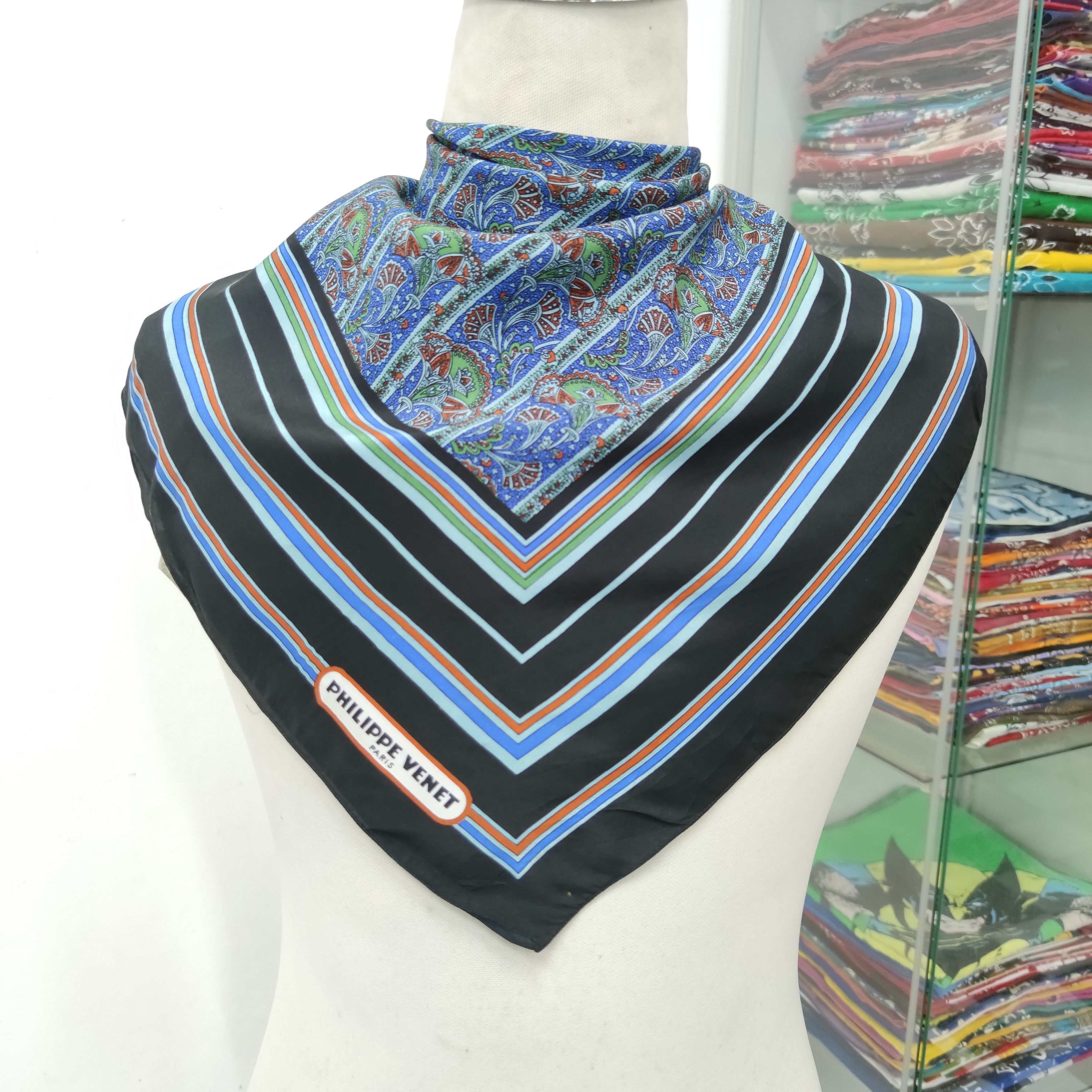 Other Philippe Venet Silk Scarf Size ONE SIZE - 1 Thumbnail