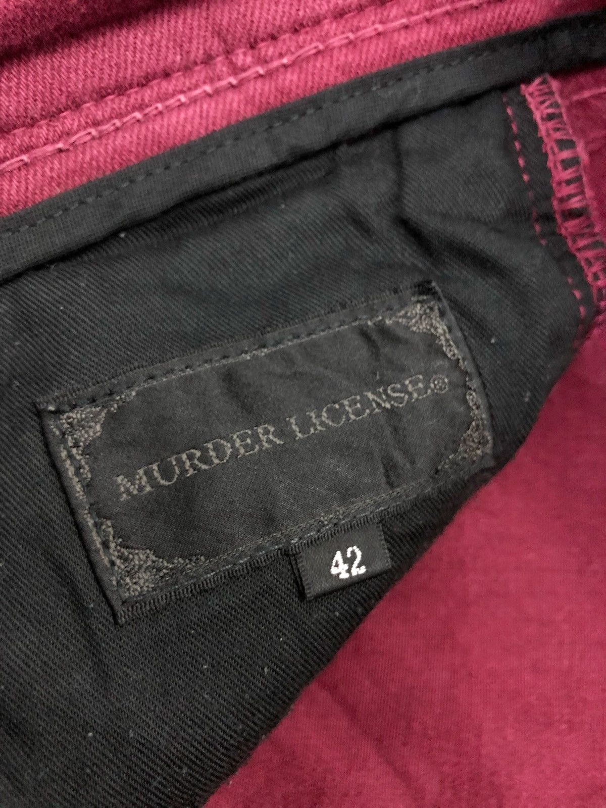 Murder License 🔥VKEI🔥 00s Murder License whiskered goth denim Size US 31 - 13 Thumbnail