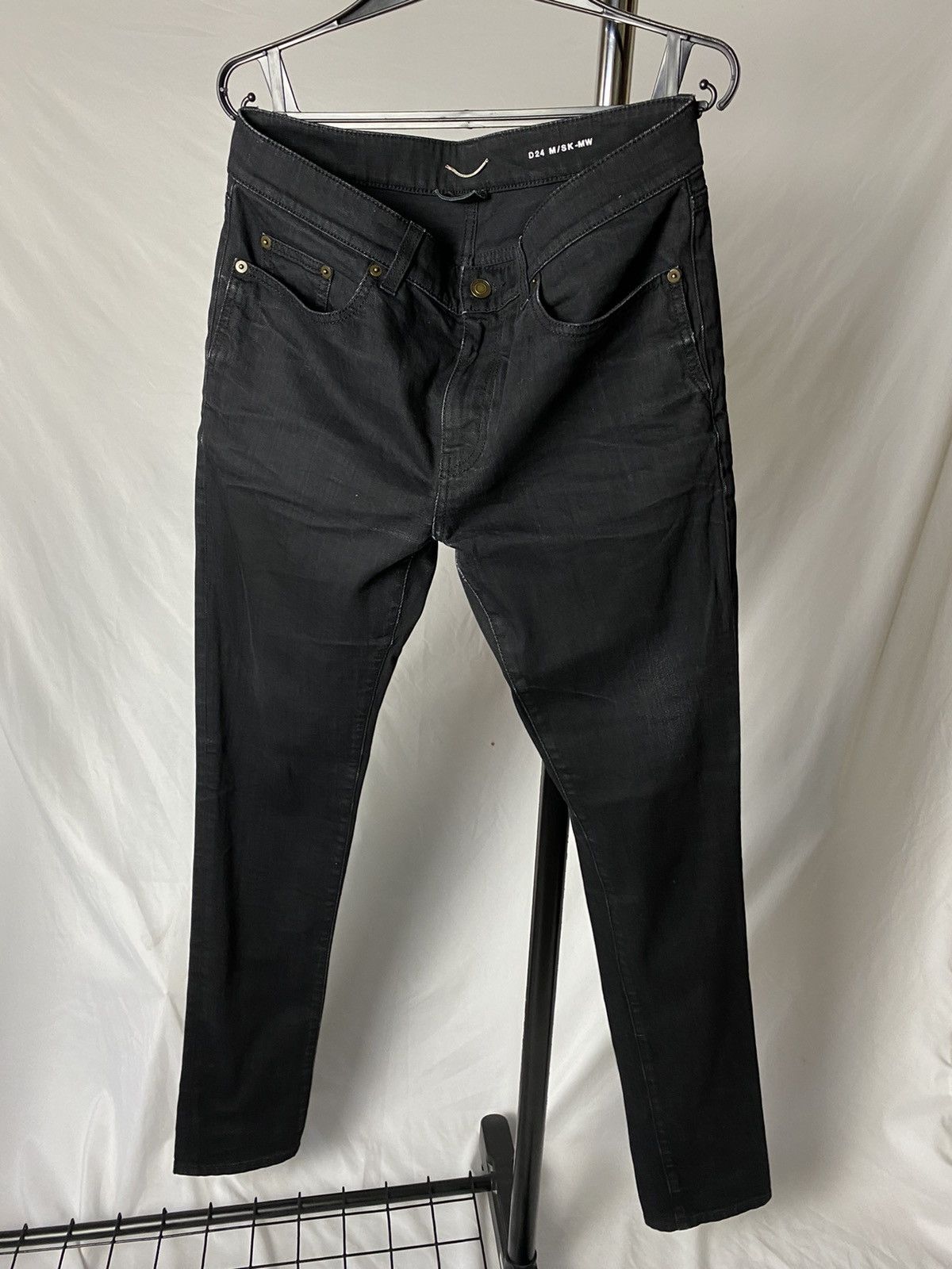 [Saint Laurent] SAINT LAURENT Skinny Denim Pants Jeans Bottoms 346665 Black 26 [Used] [Authenticated and Guaranteed Authentic] 205968