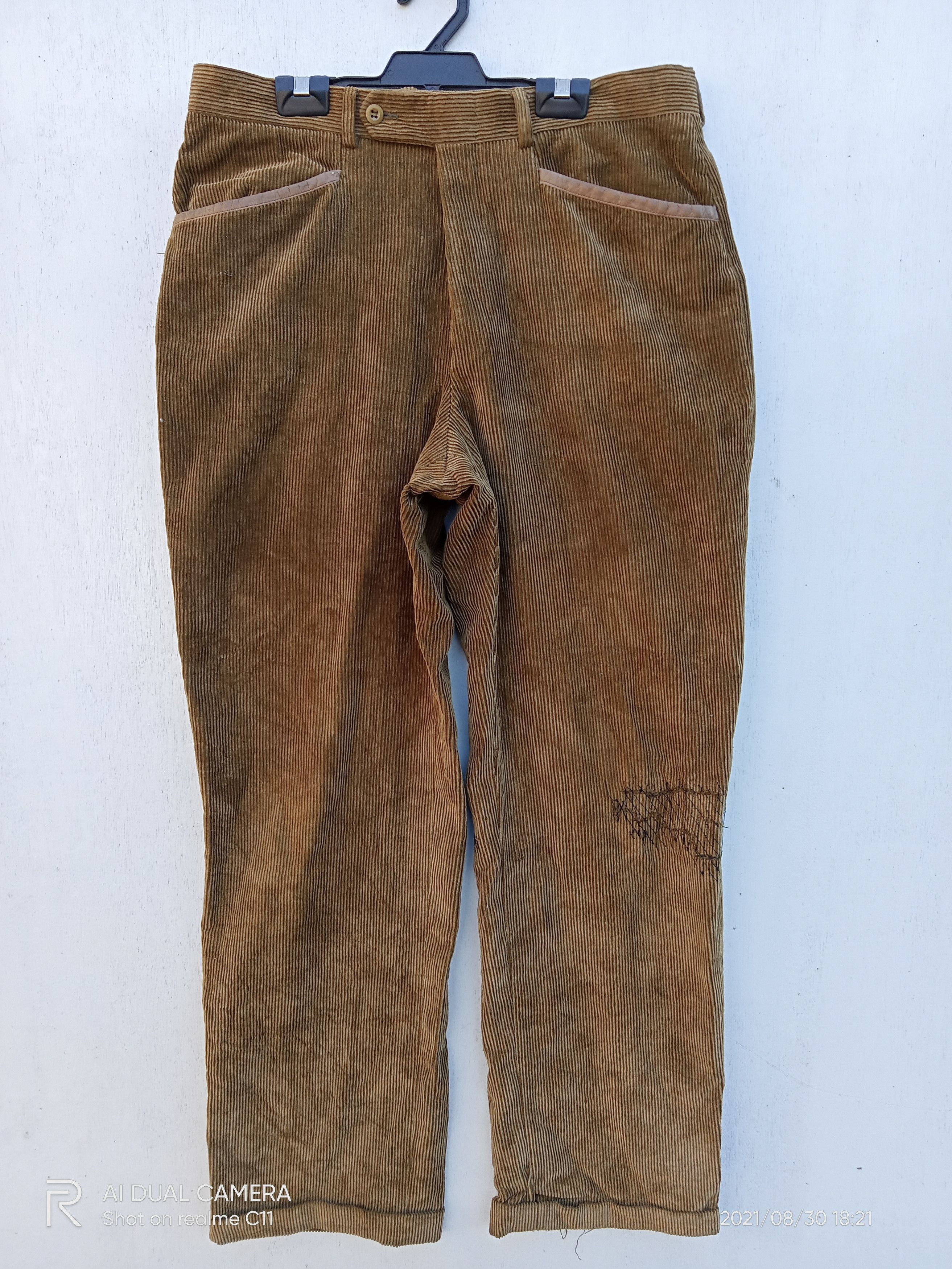 HERMES】vintage corduroy pants