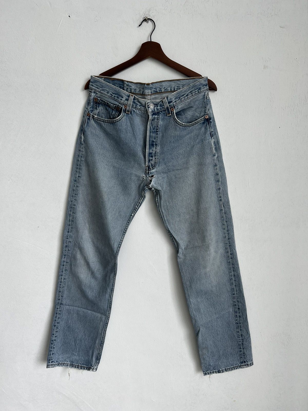 Levi's Levis 501 Button 553 Made in USA Denim Jeans Size US 32 / EU 48 - 1 Thumbnail