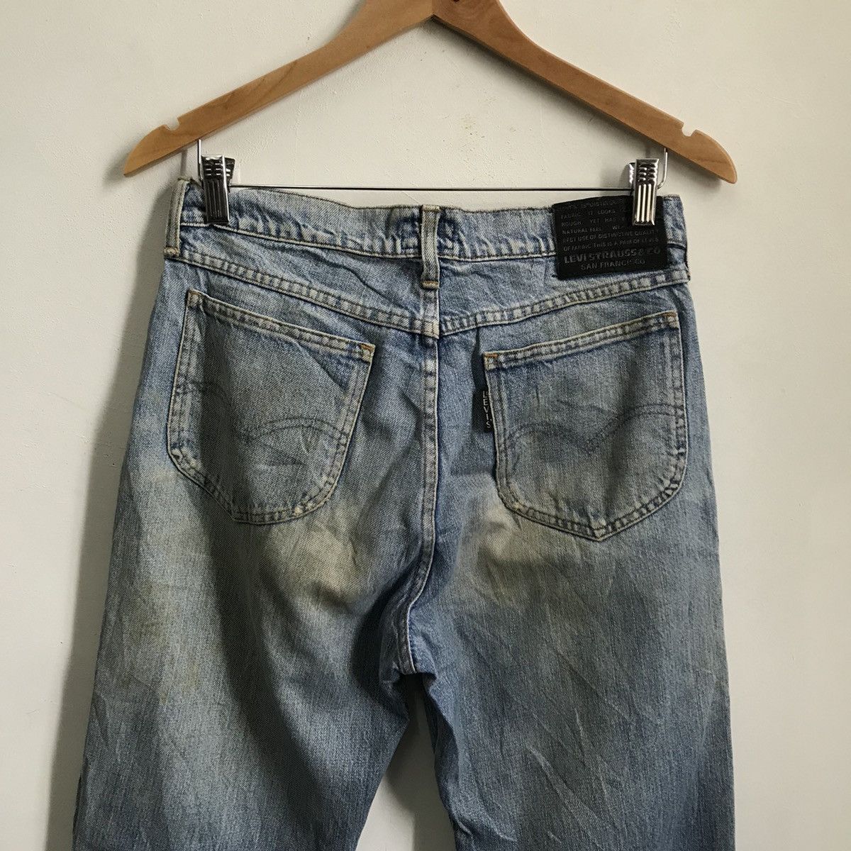 Levi's Vintage LeVis Big E Black Label Jeans Denim JN1 Size US 30 / EU 46 - 7 Thumbnail