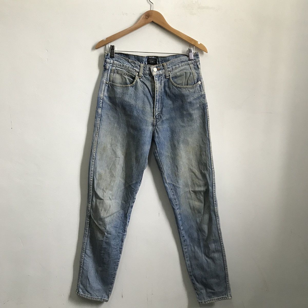 Levi's Vintage LeVis Big E Black Label Jeans Denim JN1 Size US 30 / EU 46 - 1 Thumbnail
