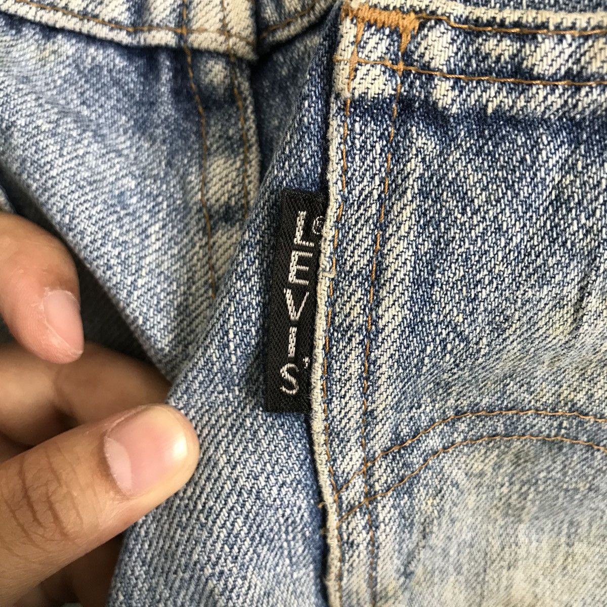 Levi's Vintage LeVis Big E Black Label Jeans Denim JN1 Size US 30 / EU 46 - 8 Thumbnail