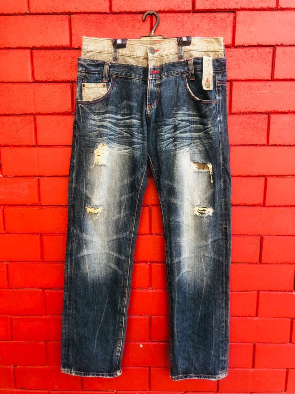 Japanese Brand × Vintage Vintage Japanese Designer Fashion Style Denim Jeans Size US 31 - 2 Thumbnail
