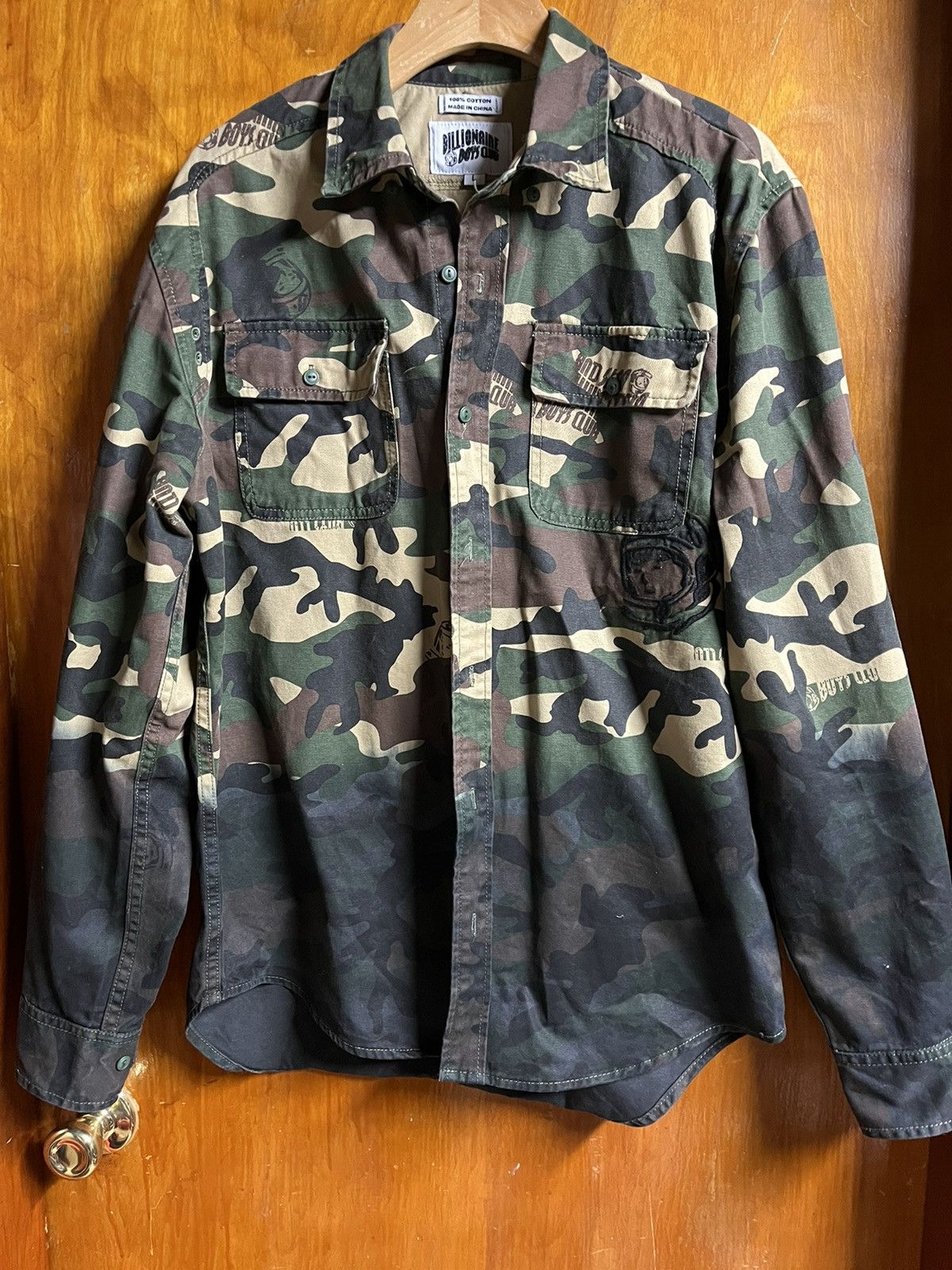 Billionaire Boys Club × Vintage Ombré Camo Buttondown Size US L / EU 52-54 / 3 - 1 Thumbnail