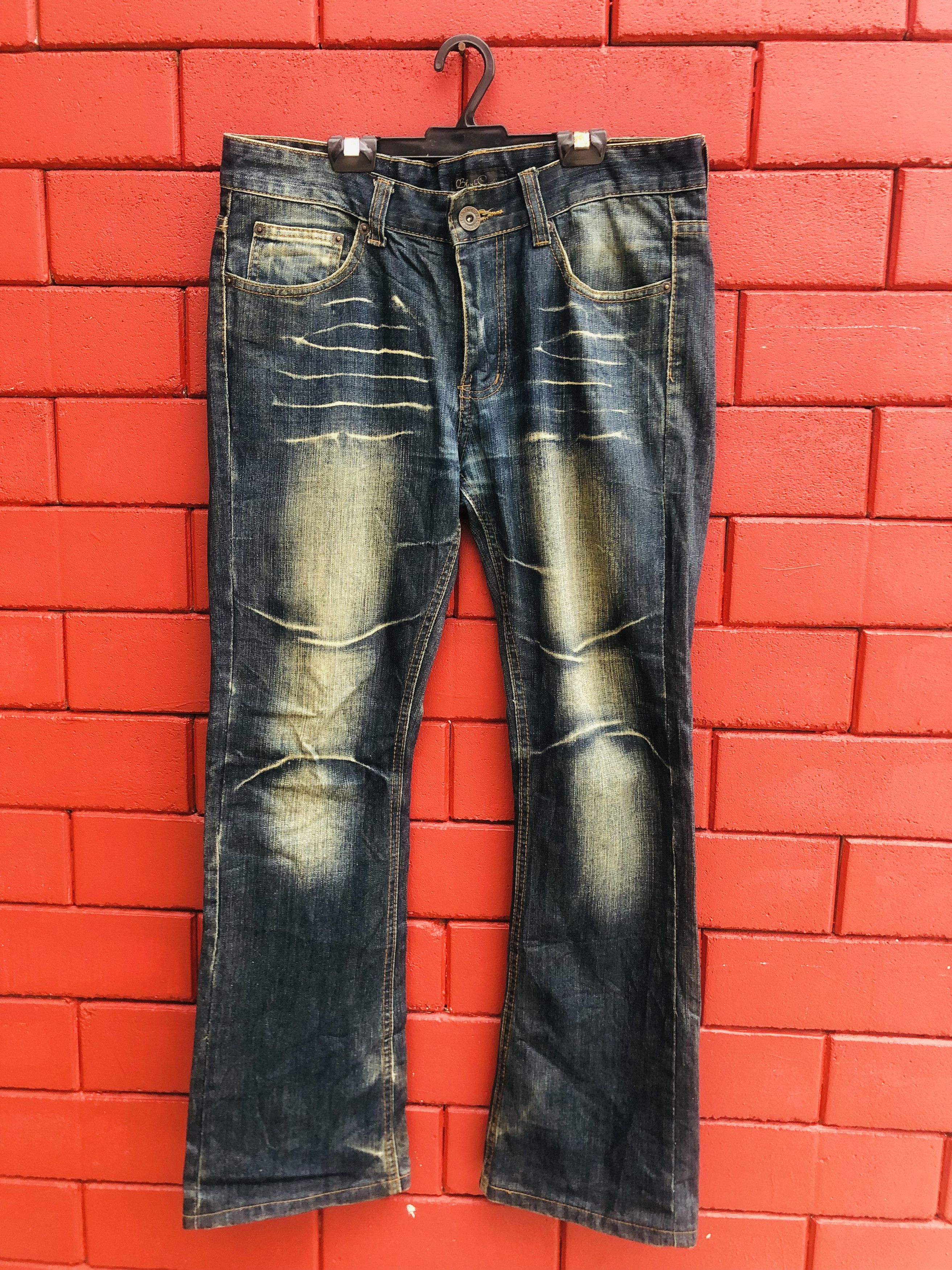Japanese Brand × Vintage Vintage Black Crobon Boot Cut Japanese Designer Style Size US 33 - 1 Thumbnail