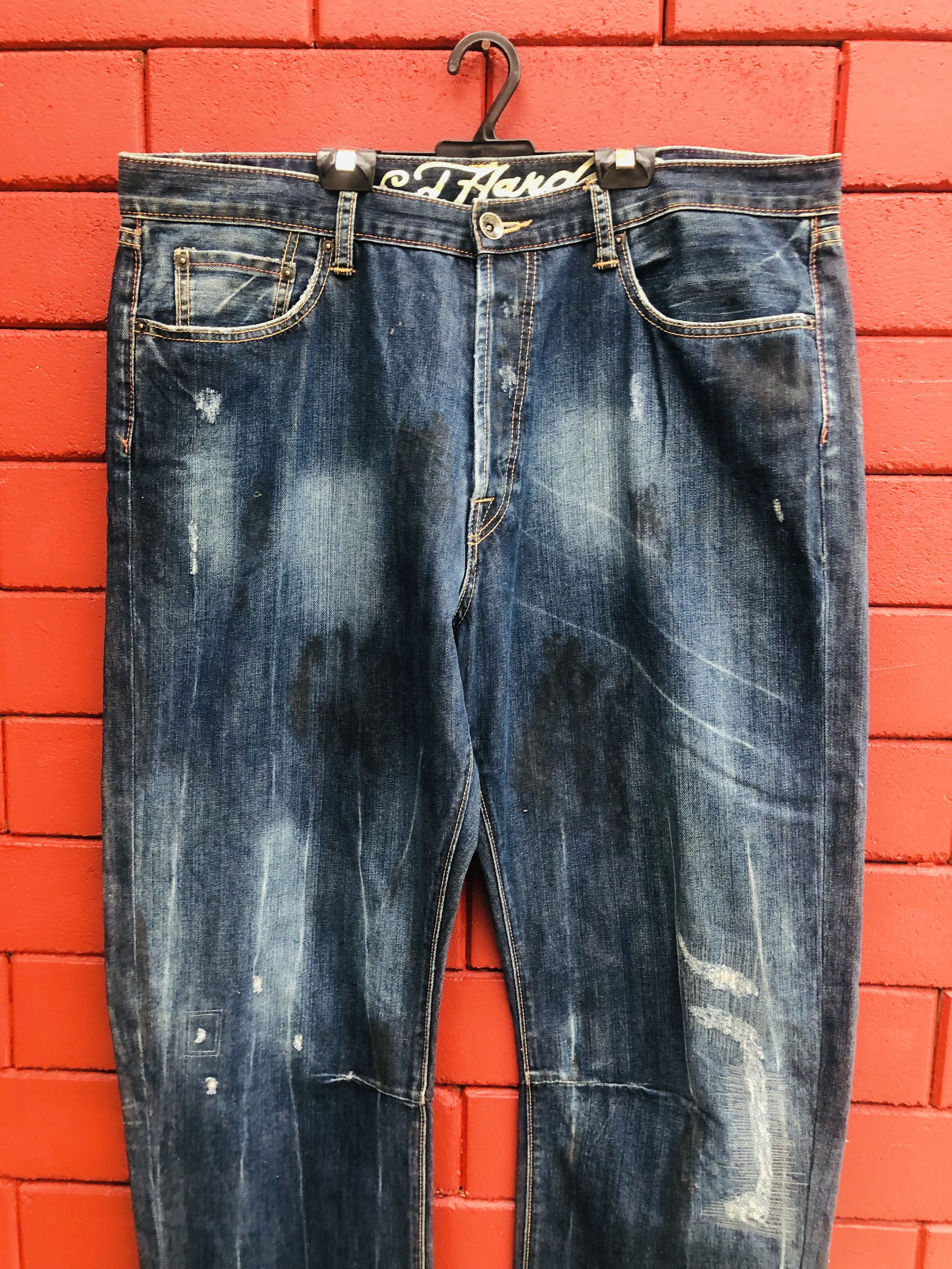Japanese Brand × Vintage Vintage Ed Hardy Dragon Designer Streetwear Fashion Style Size US 39 - 3 Thumbnail
