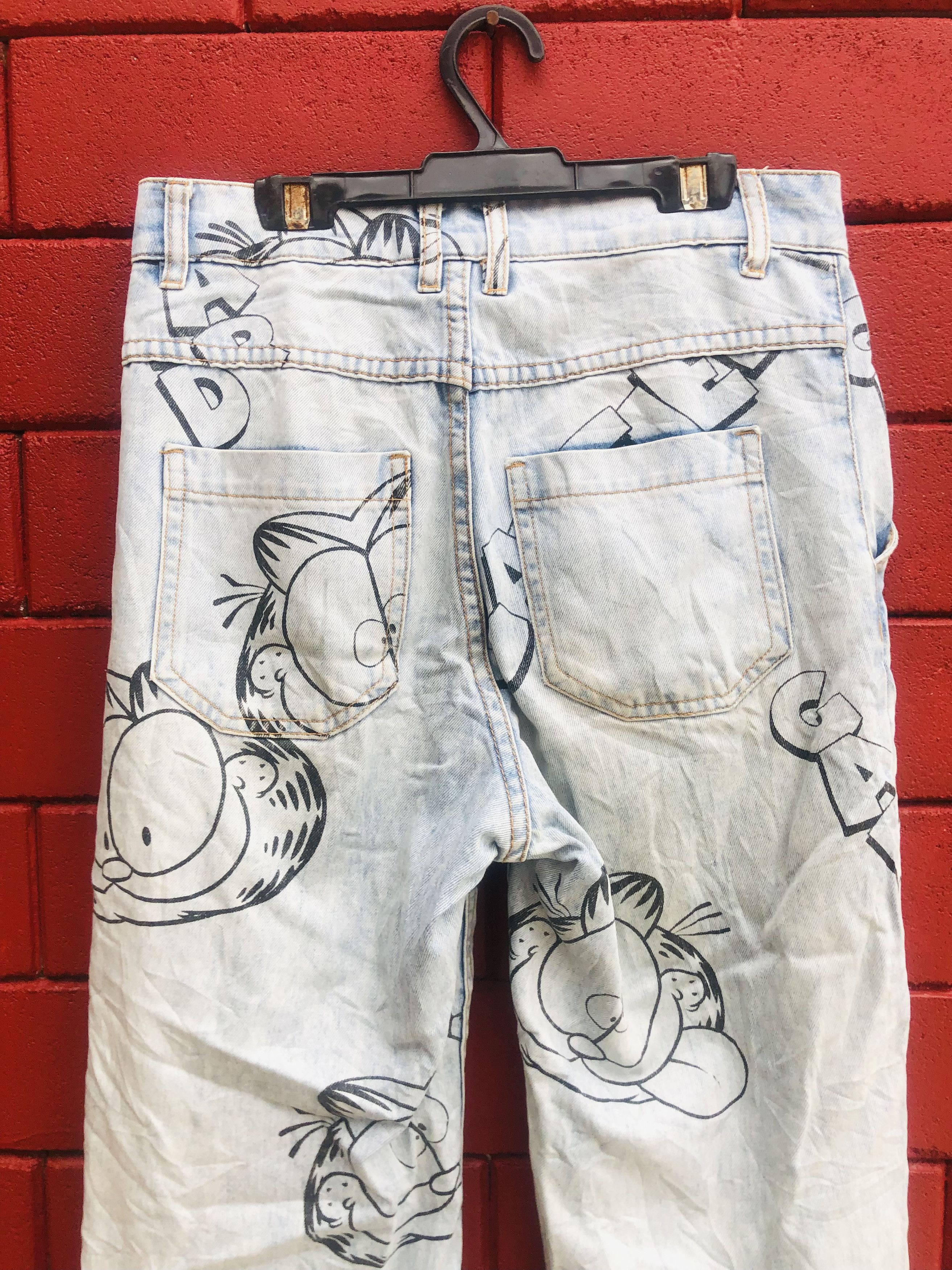 Japanese Brand × Vintage Vintage Divided Garfield Designer Fashion Style Size US 27 - 7 Thumbnail