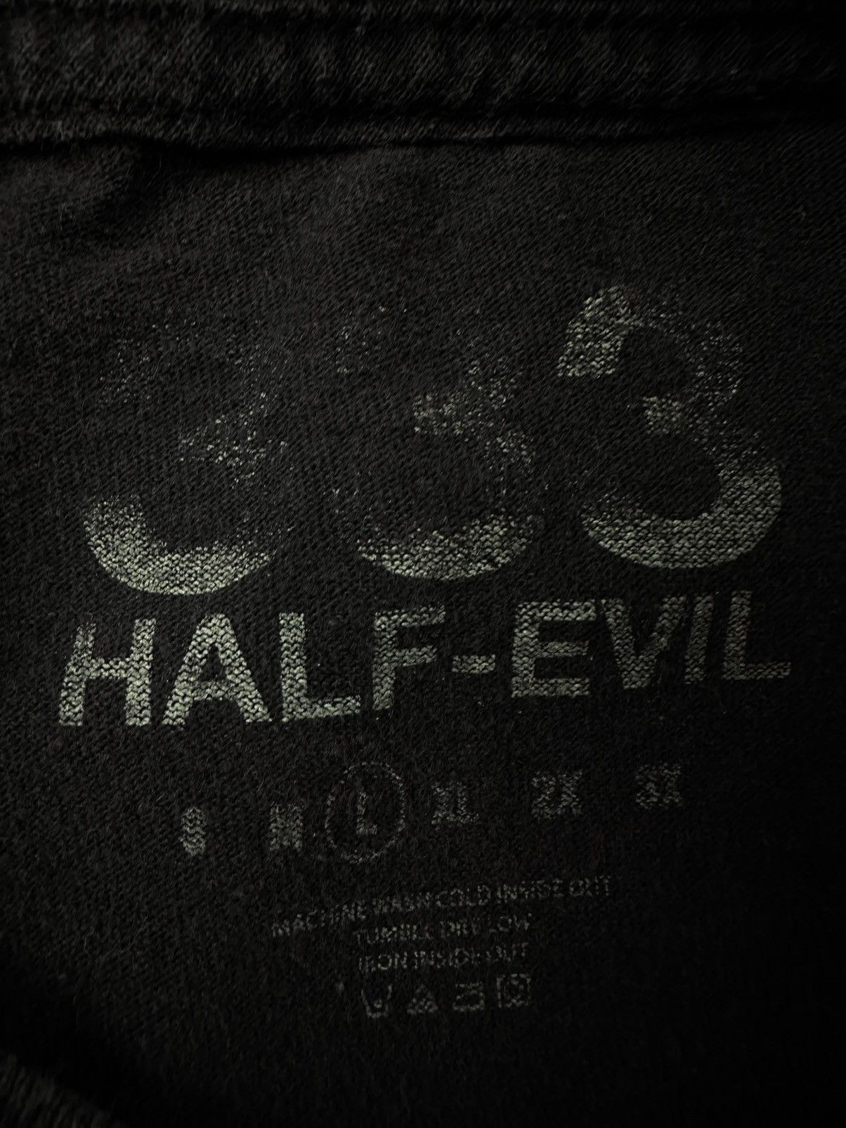 Half Evil Half Evil 333 Grim Reaper Tee Black Sz. Large Size US L / EU 52-54 / 3 - 4 Thumbnail