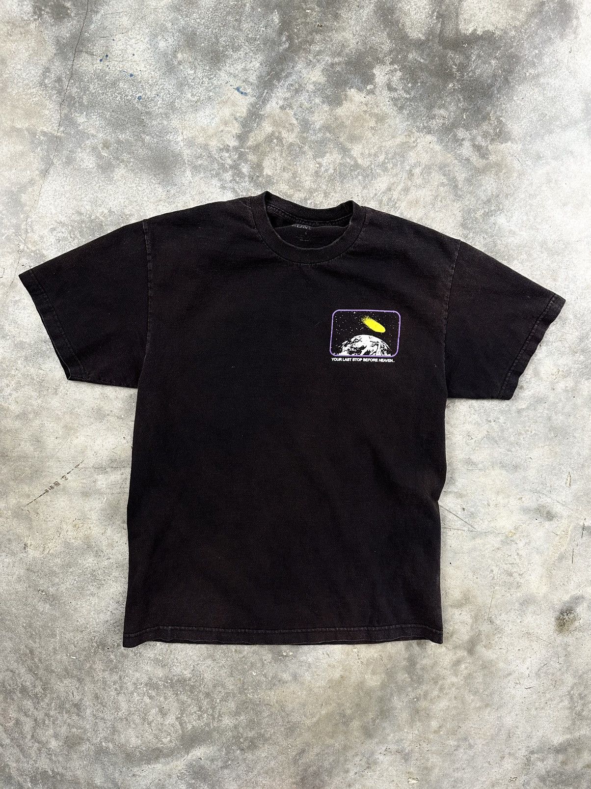 Other Heavens " Heavens Gate Suicide Cult " Tee Black Sz. Large Size US L / EU 52-54 / 3 - 3 Thumbnail