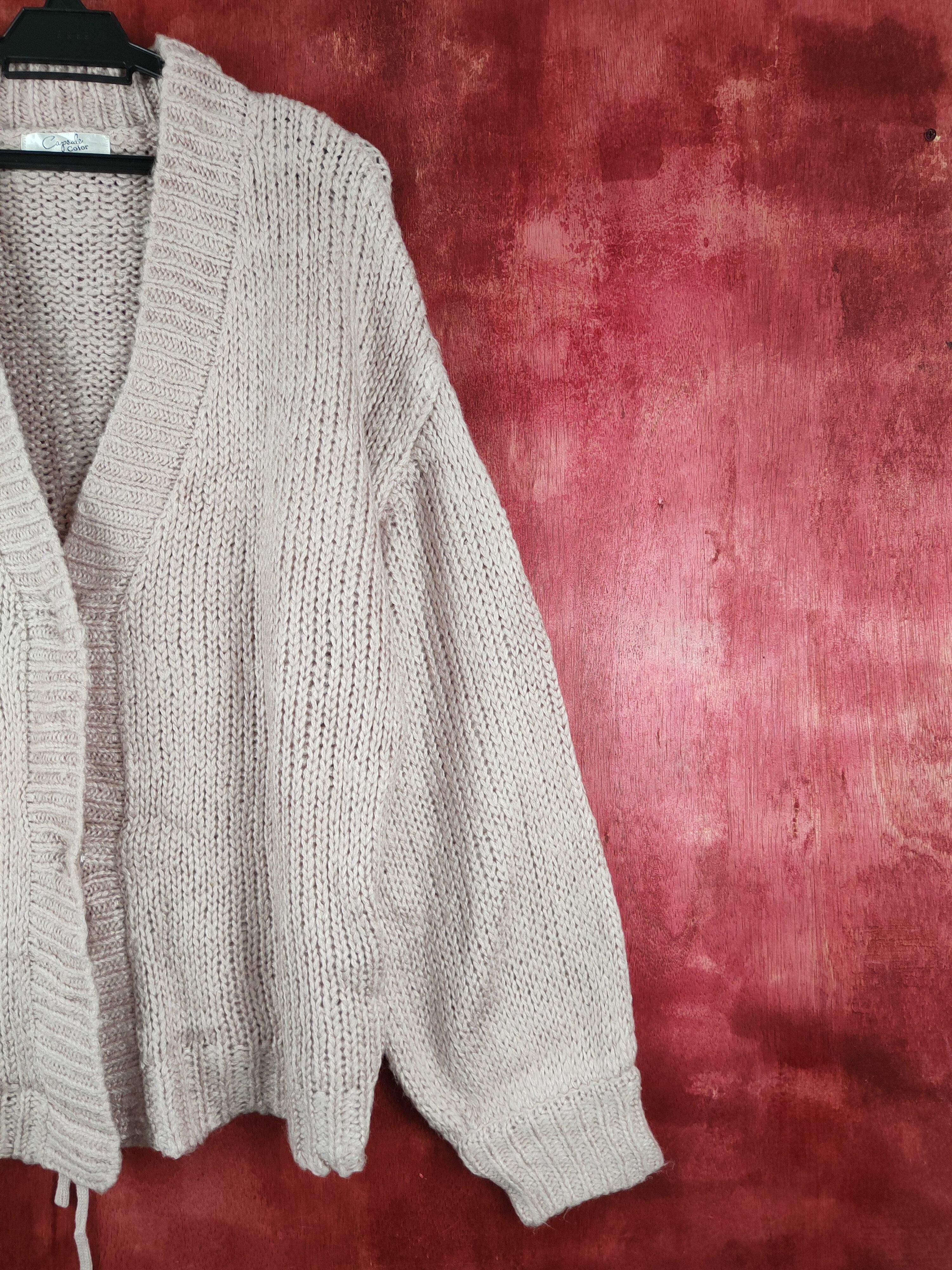 Capsule Capsule Color Pink Knitwear Cardigan #230B Size M / US 6-8 / IT 42-44 - 5 Thumbnail