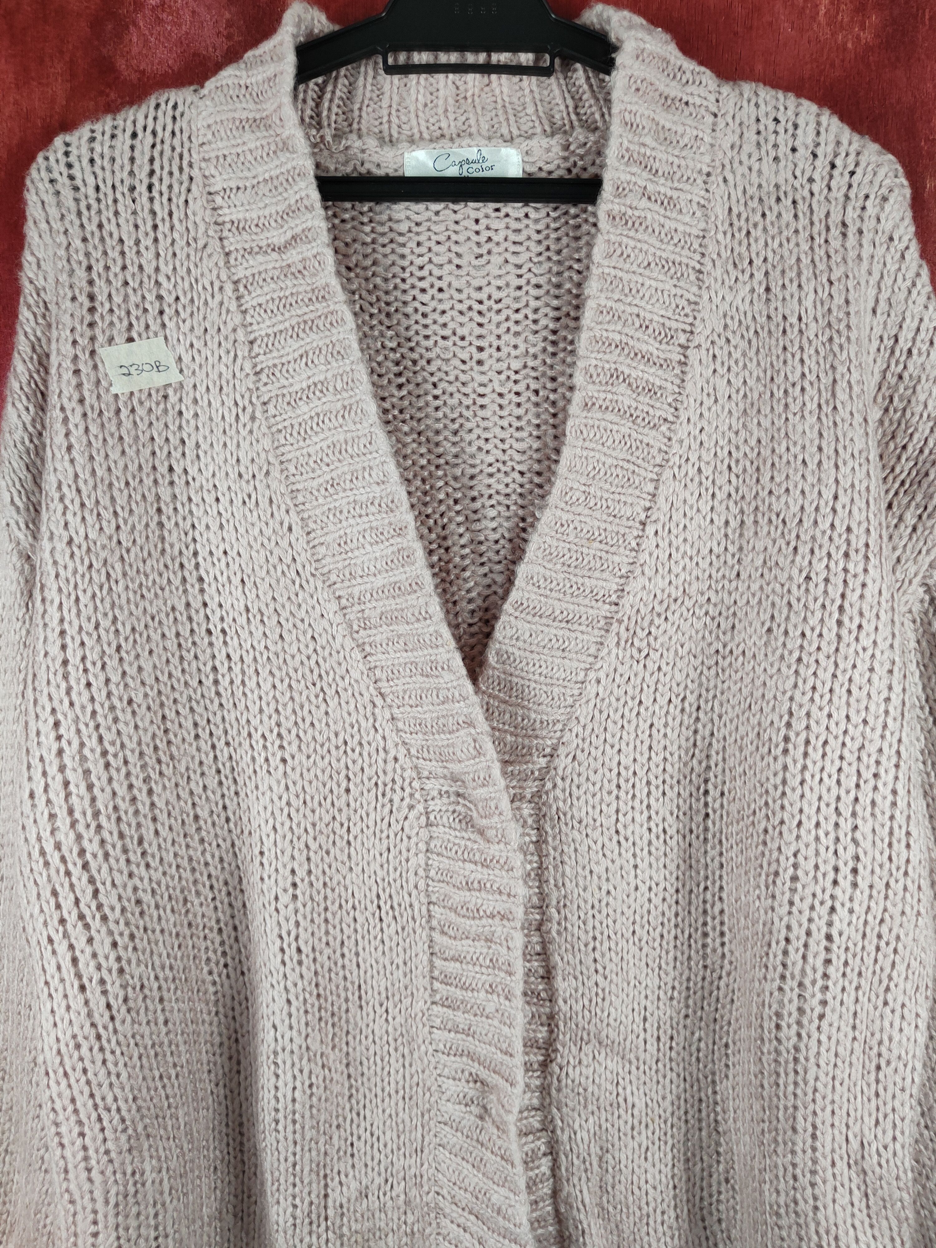 Capsule Capsule Color Pink Knitwear Cardigan #230B Size M / US 6-8 / IT 42-44 - 2 Thumbnail