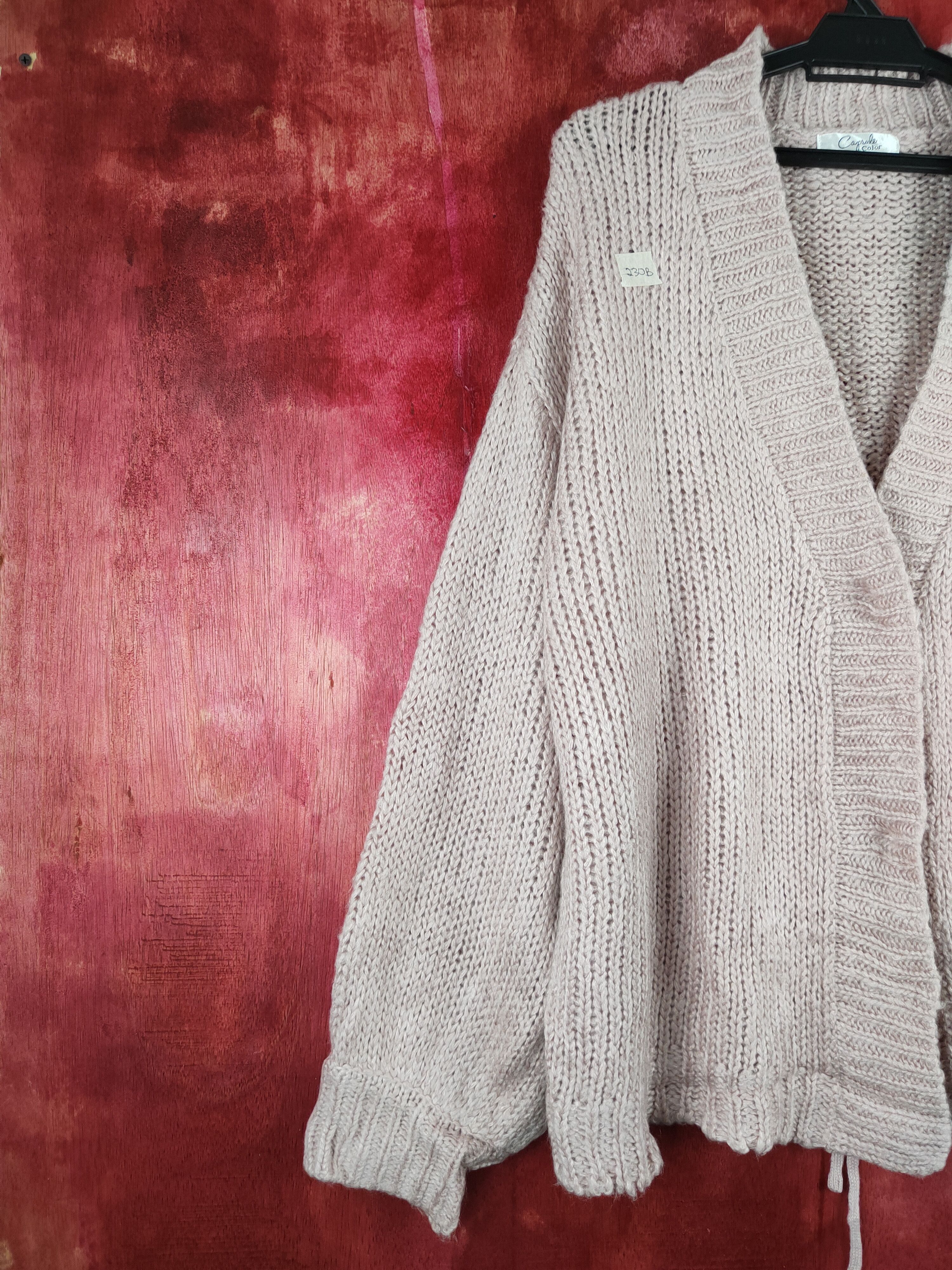 Capsule Capsule Color Pink Knitwear Cardigan #230B Size M / US 6-8 / IT 42-44 - 3 Thumbnail