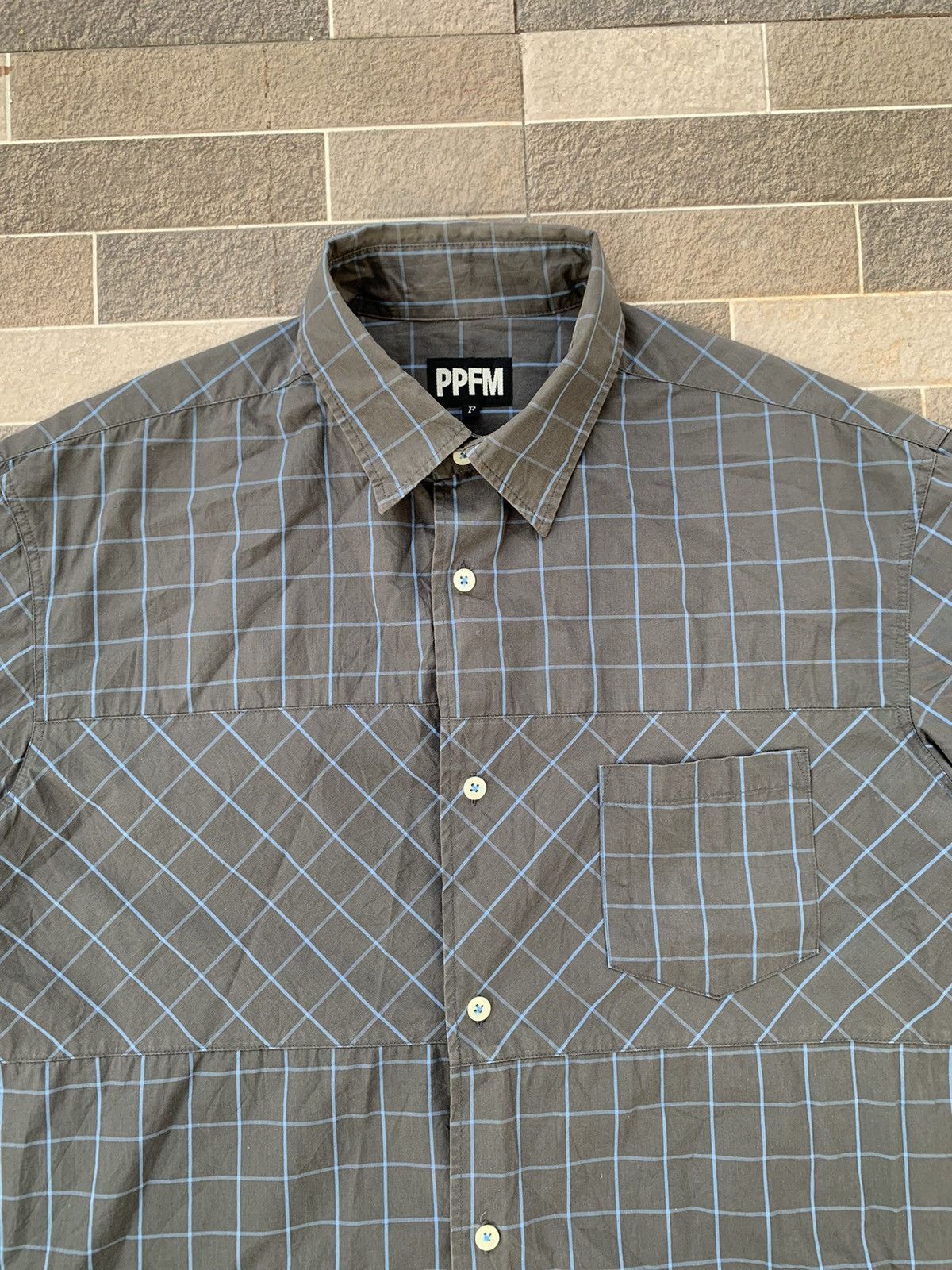 PPFM 💸BINDINGOFFER💸Vintage Japanese PPFM Shirt Button Up Size US L / EU 52-54 / 3 - 3 Thumbnail