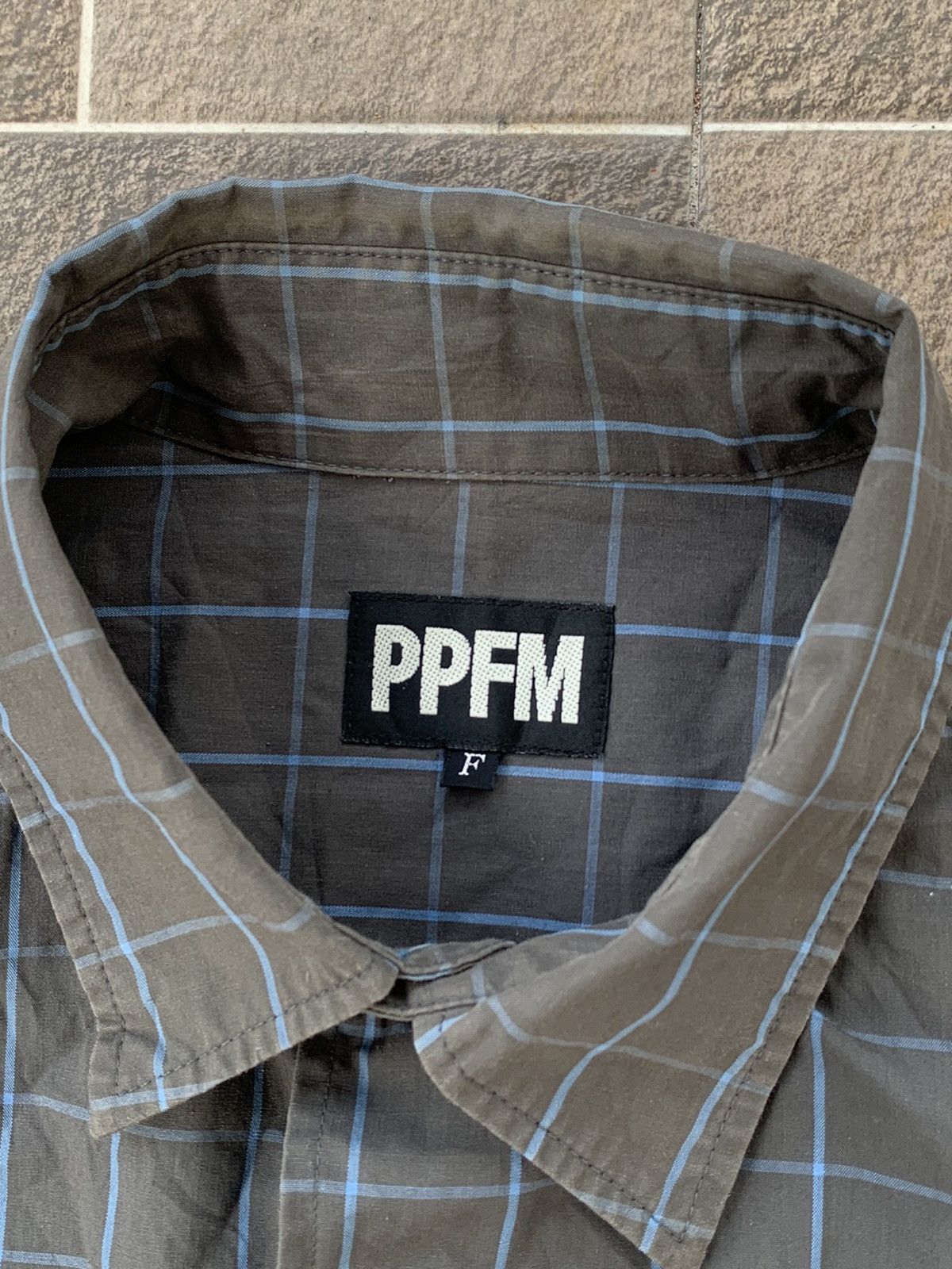 PPFM 💸BINDINGOFFER💸Vintage Japanese PPFM Shirt Button Up Size US L / EU 52-54 / 3 - 8 Thumbnail